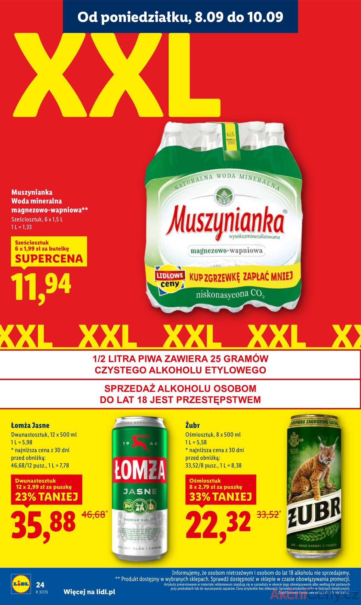 Leták Lidl Polsko 8.9.-10.9.2025 strana 26