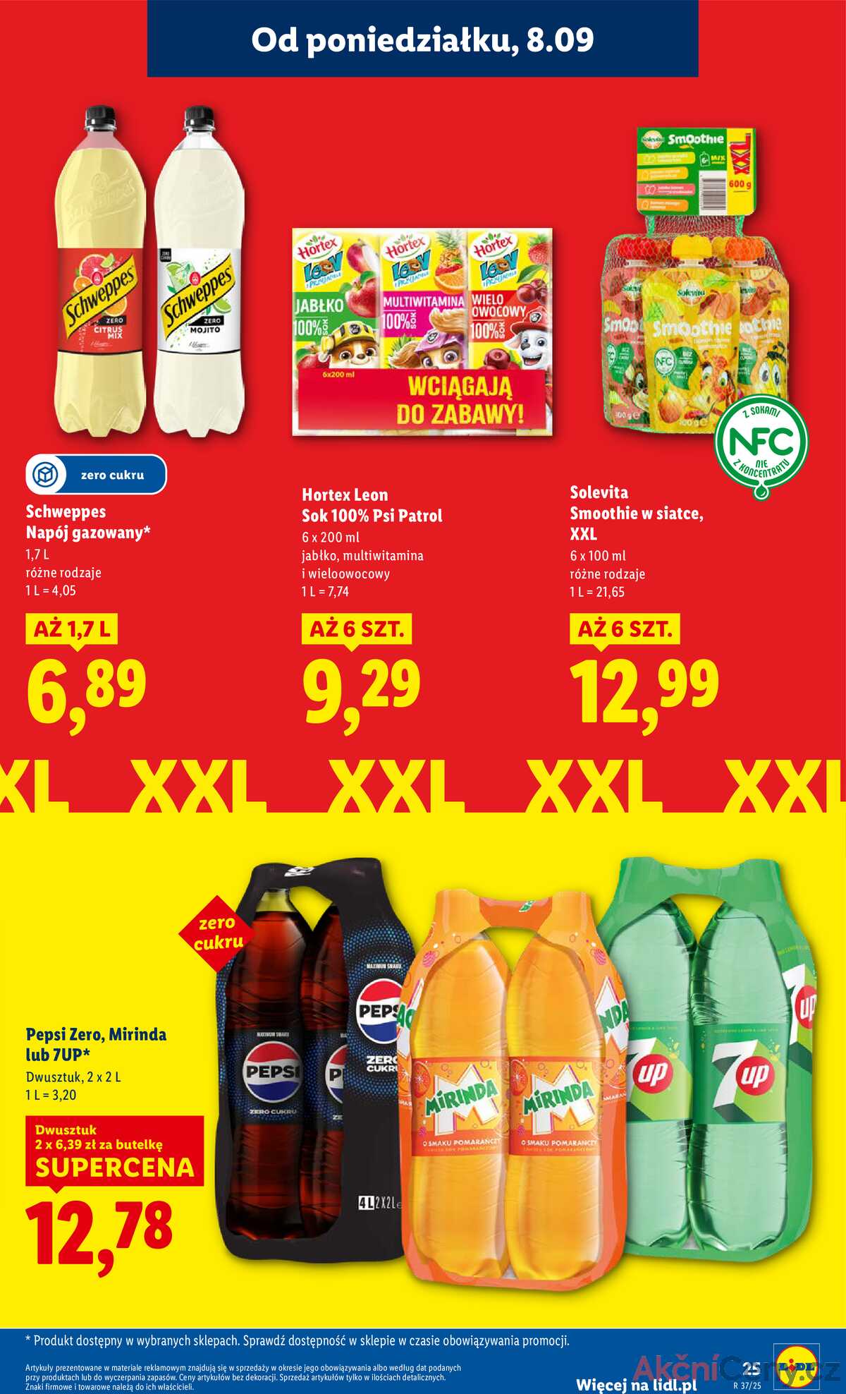 Leták Lidl Polsko 8.9.-10.9.2025 strana 27