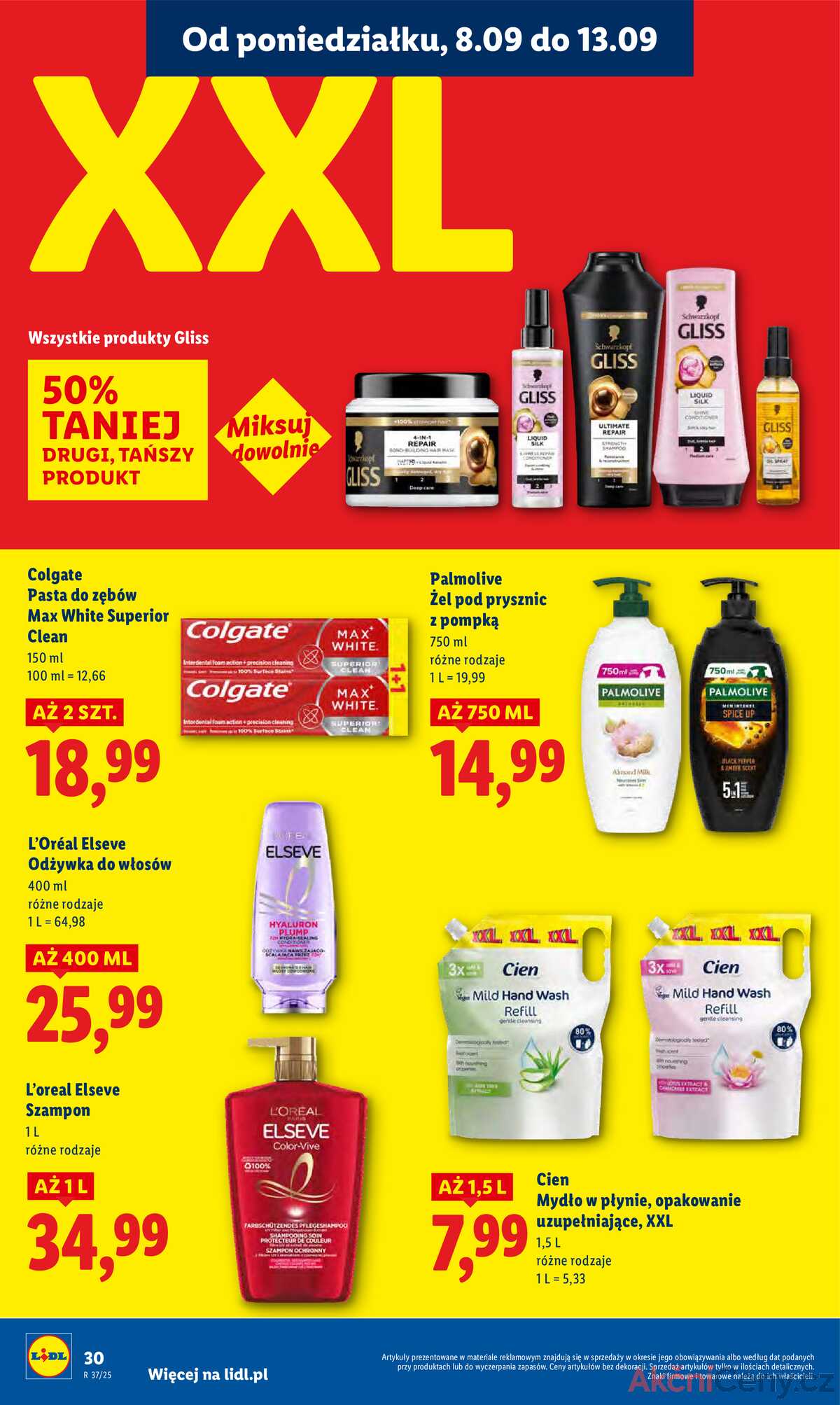 Leták Lidl Polsko 8.9.-10.9.2025 strana 32
