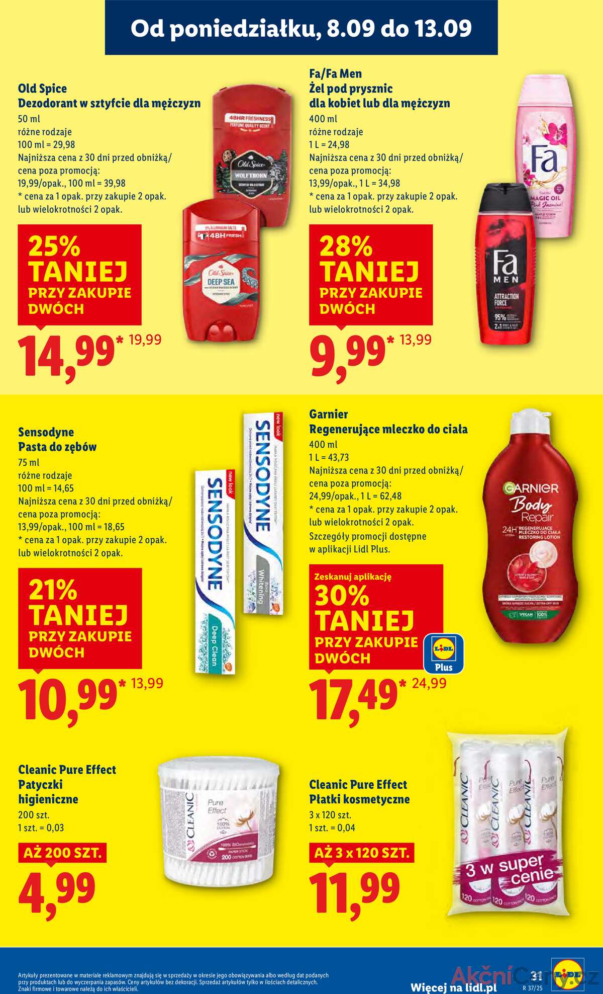 Leták Lidl Polsko 8.9.-10.9.2025 strana 33