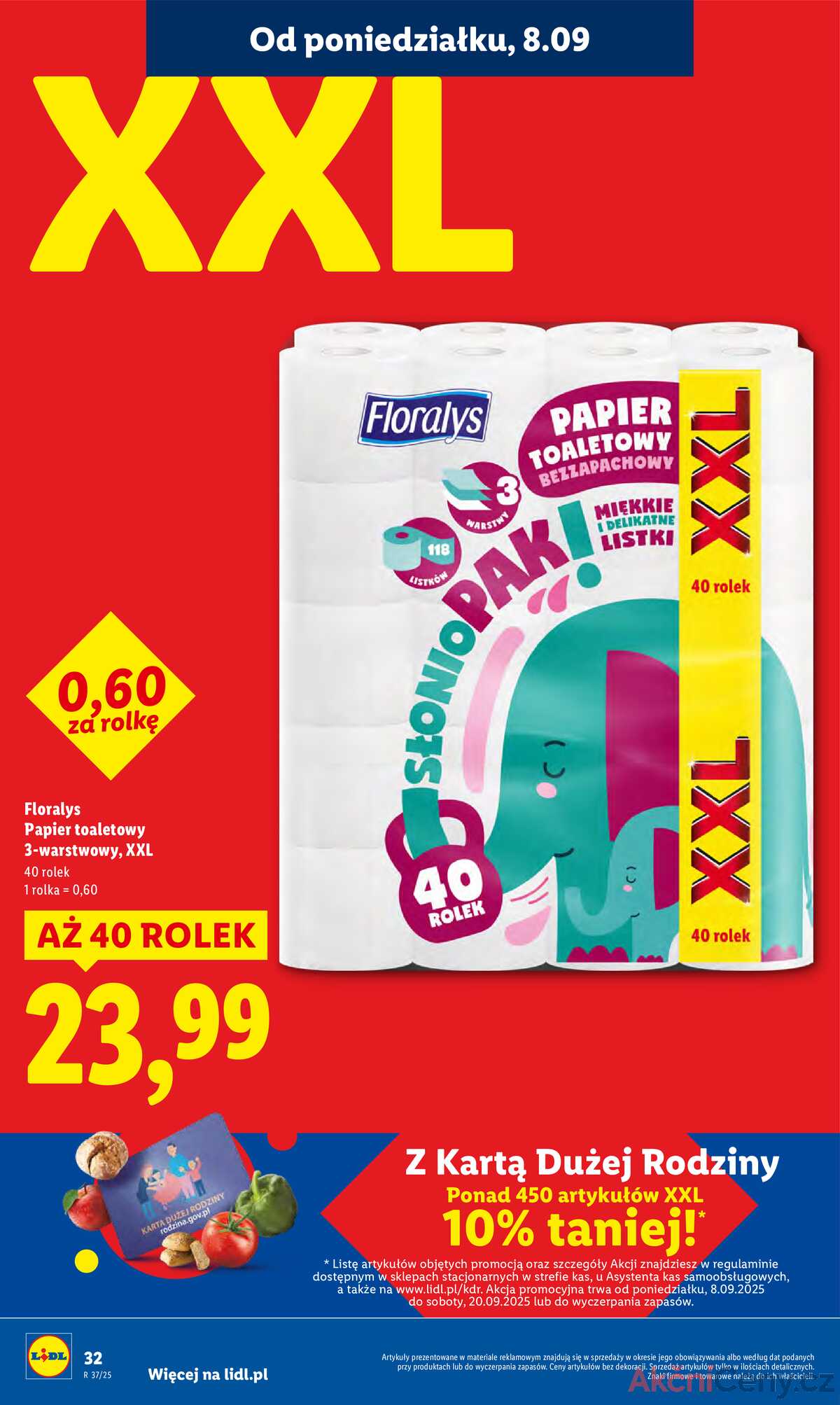 Leták Lidl Polsko 8.9.-10.9.2025 strana 34