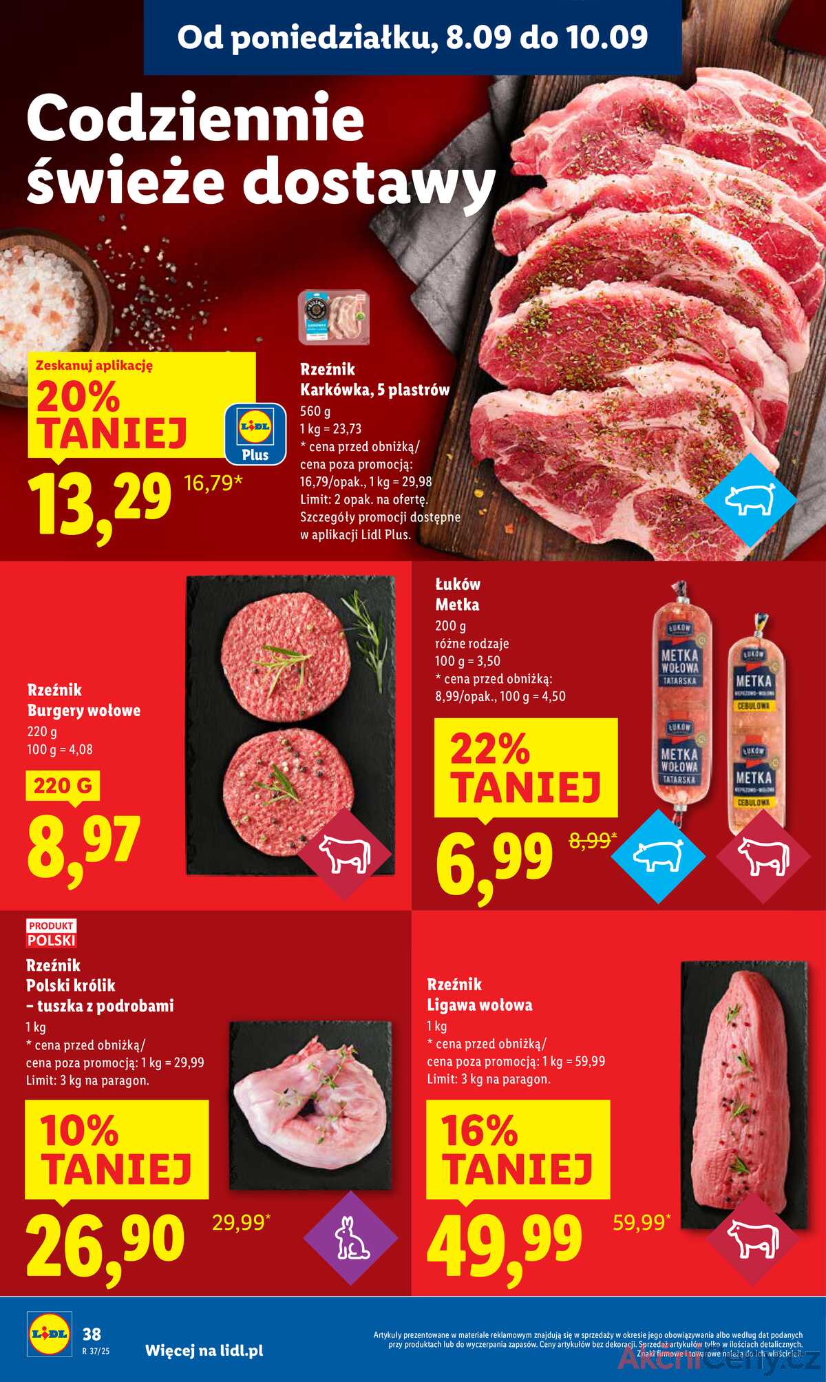 Leták Lidl Polsko 8.9.-10.9.2025 strana 40