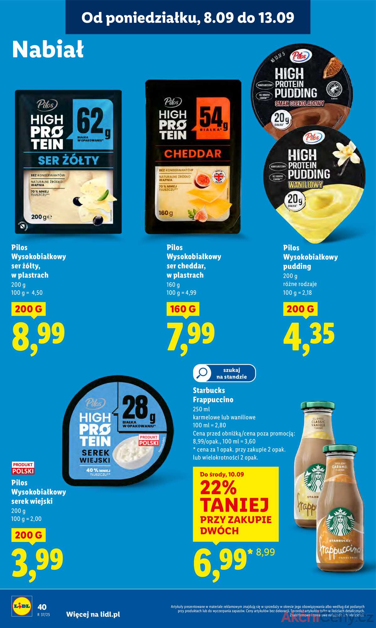 Leták Lidl Polsko 8.9.-10.9.2025 strana 42
