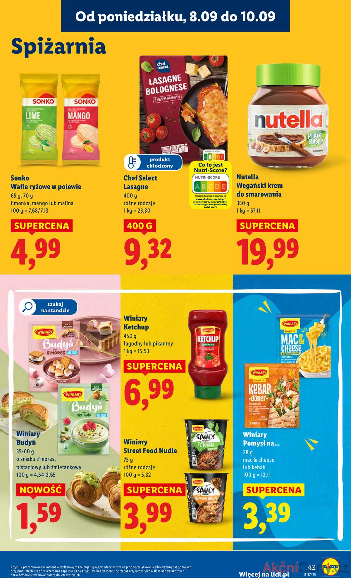 Leták Lidl Polsko 8.9.-10.9.2025 strana 45