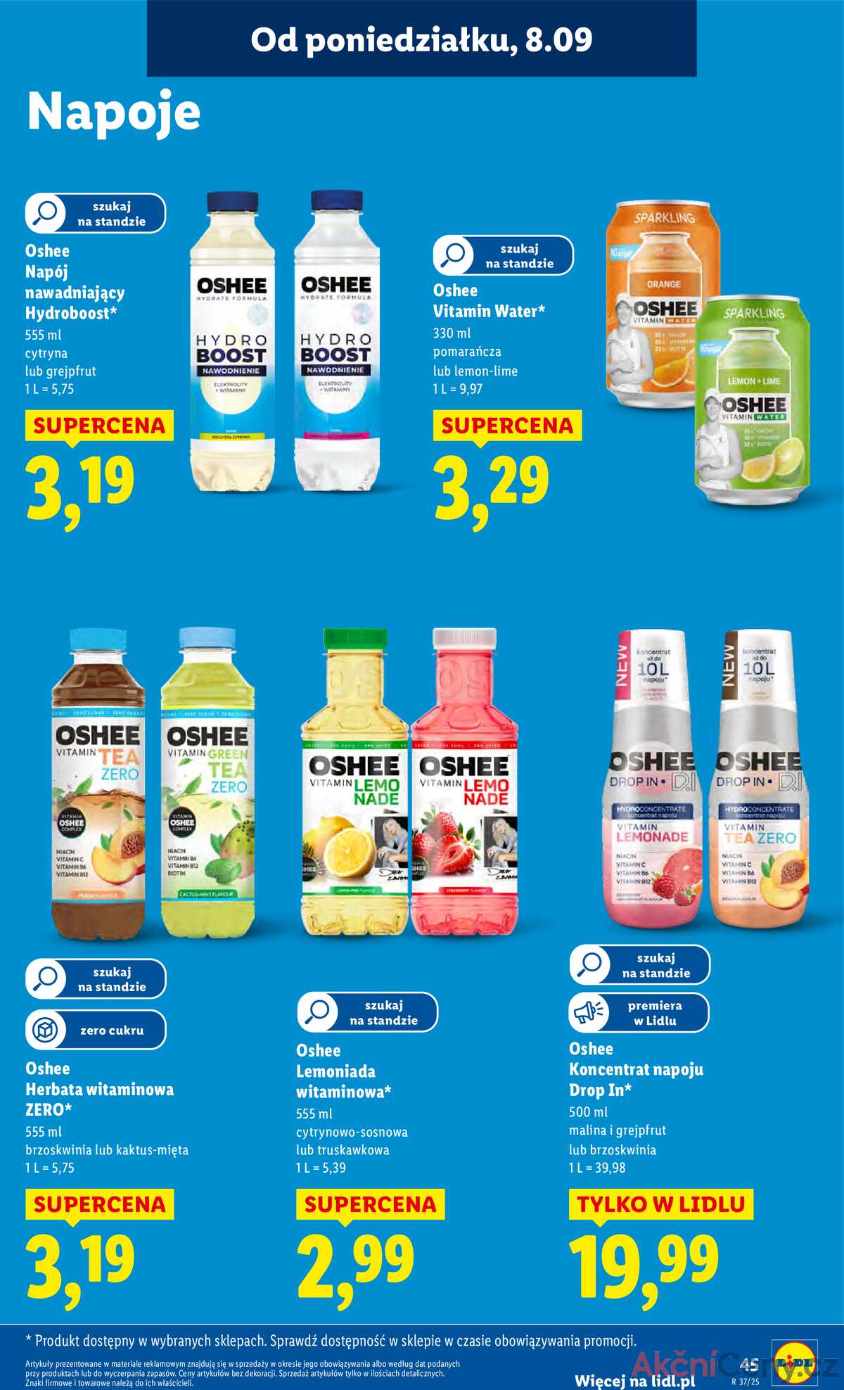 Leták Lidl Polsko 8.9.-10.9.2025 strana 47