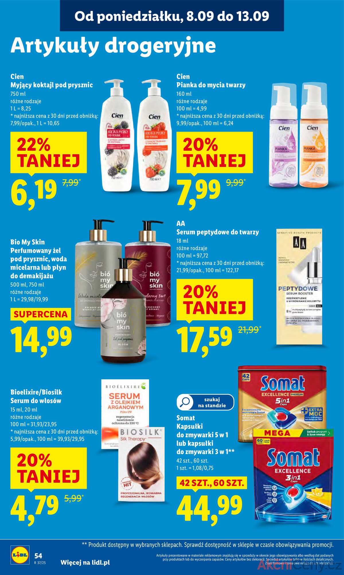 Leták Lidl Polsko 8.9.-10.9.2025 strana 60