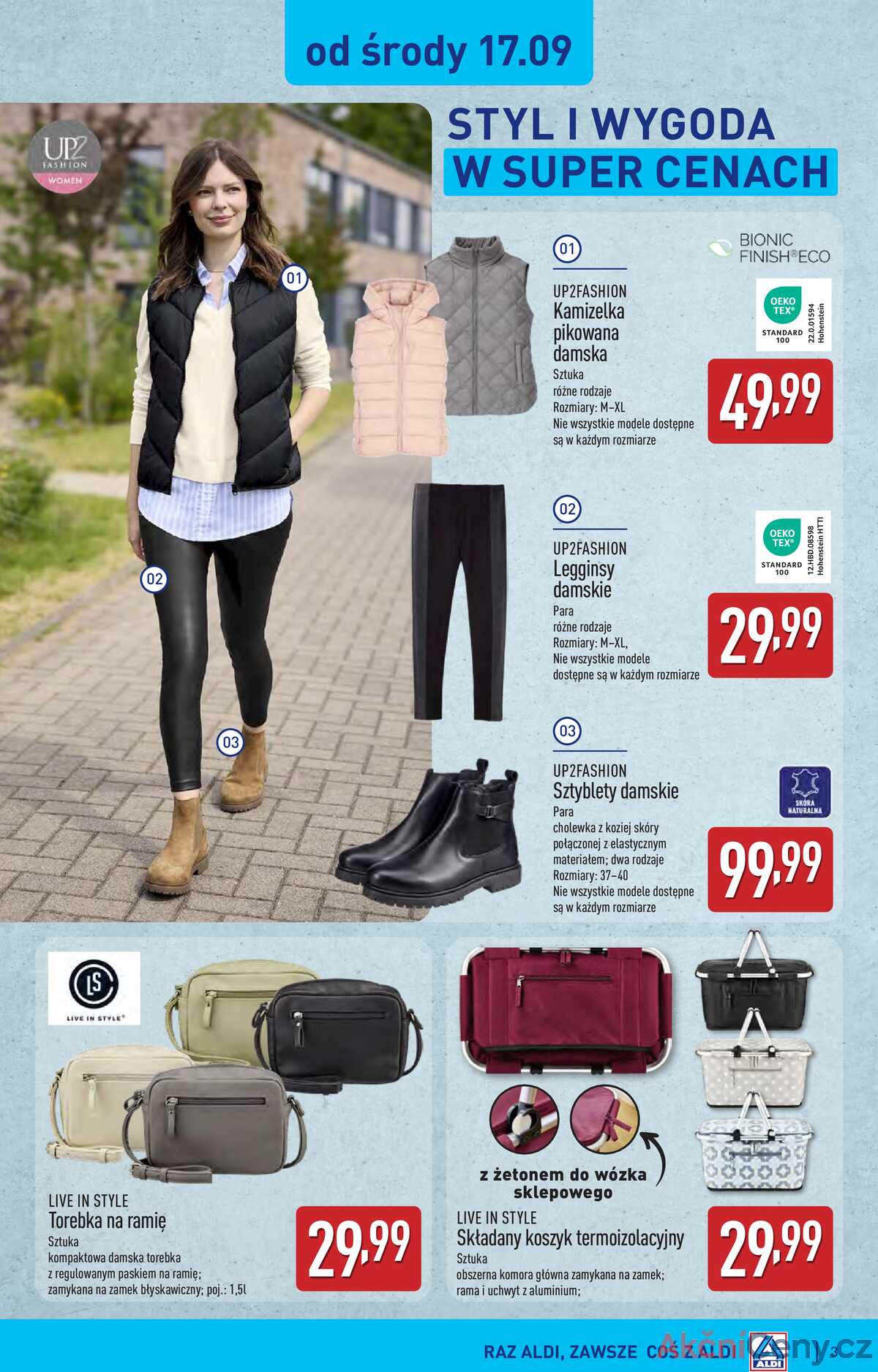 Leták Aldi Polsko 17.9.-23.9.2025 - Od středy 17.09 a strana 3