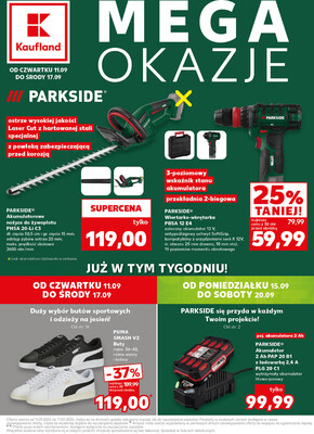 Leták Kaufland Polsko 11.9.-17.9.2025