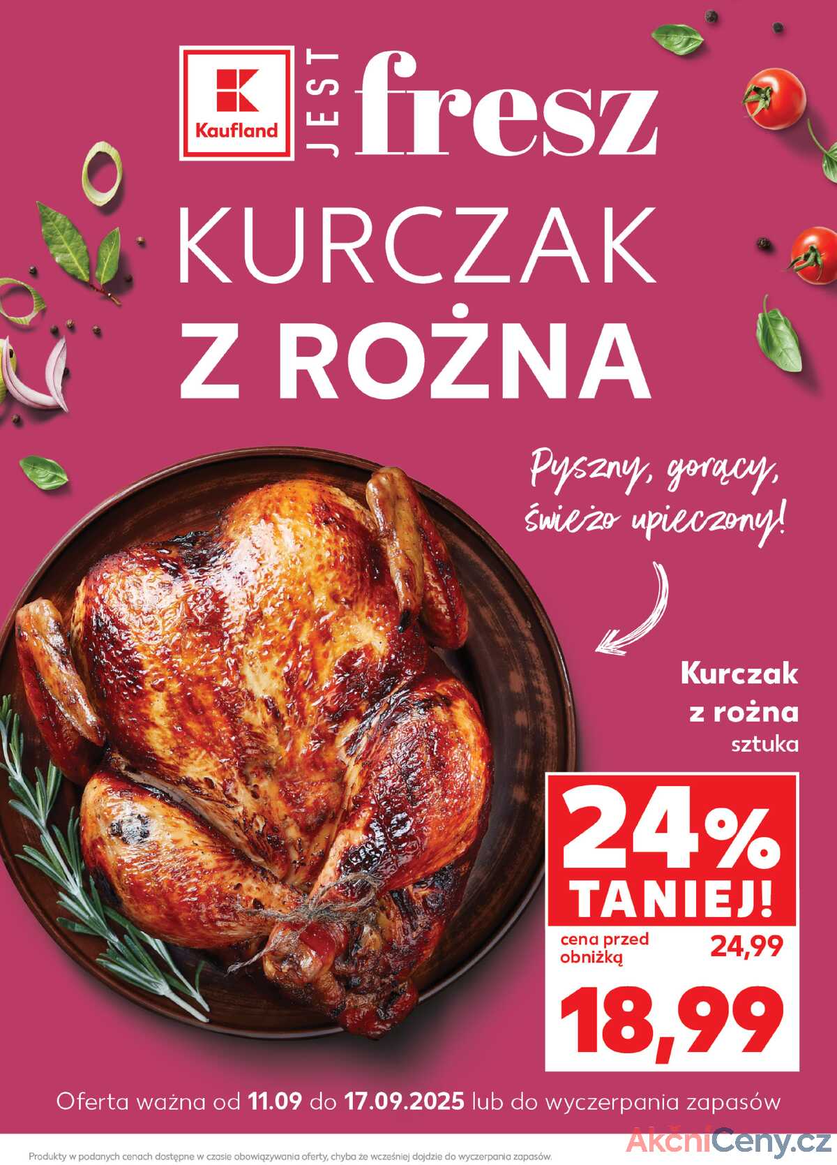 Leták Kaufland Polsko 11.9.-17.9.2025 strana 1