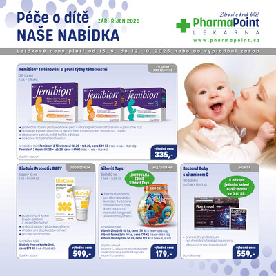 Pharma Point od 15.9. do 12.10.2025