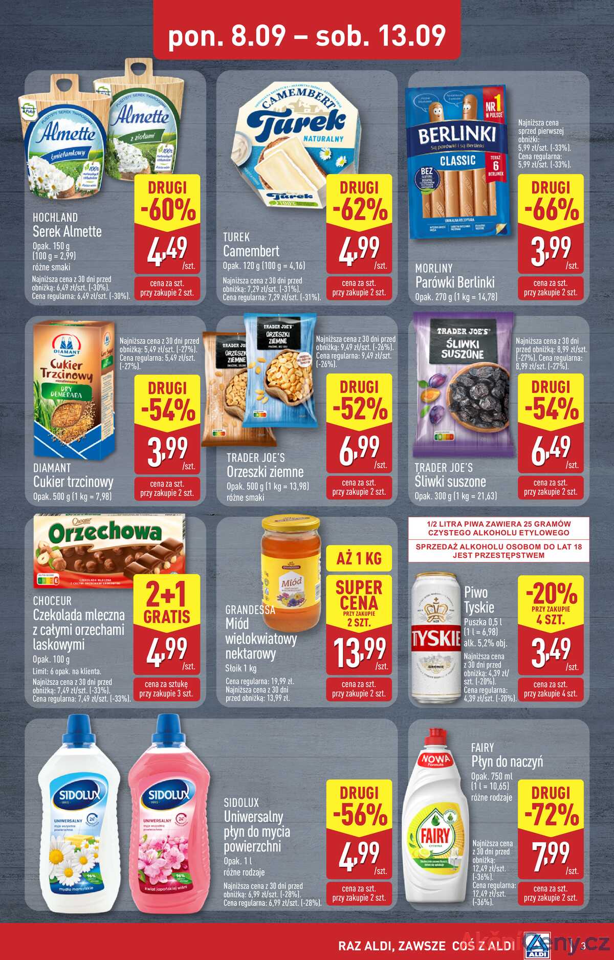 Leták Aldi Polsko 11.9.-17.9.2025 - Víkendová nabídka strana 3