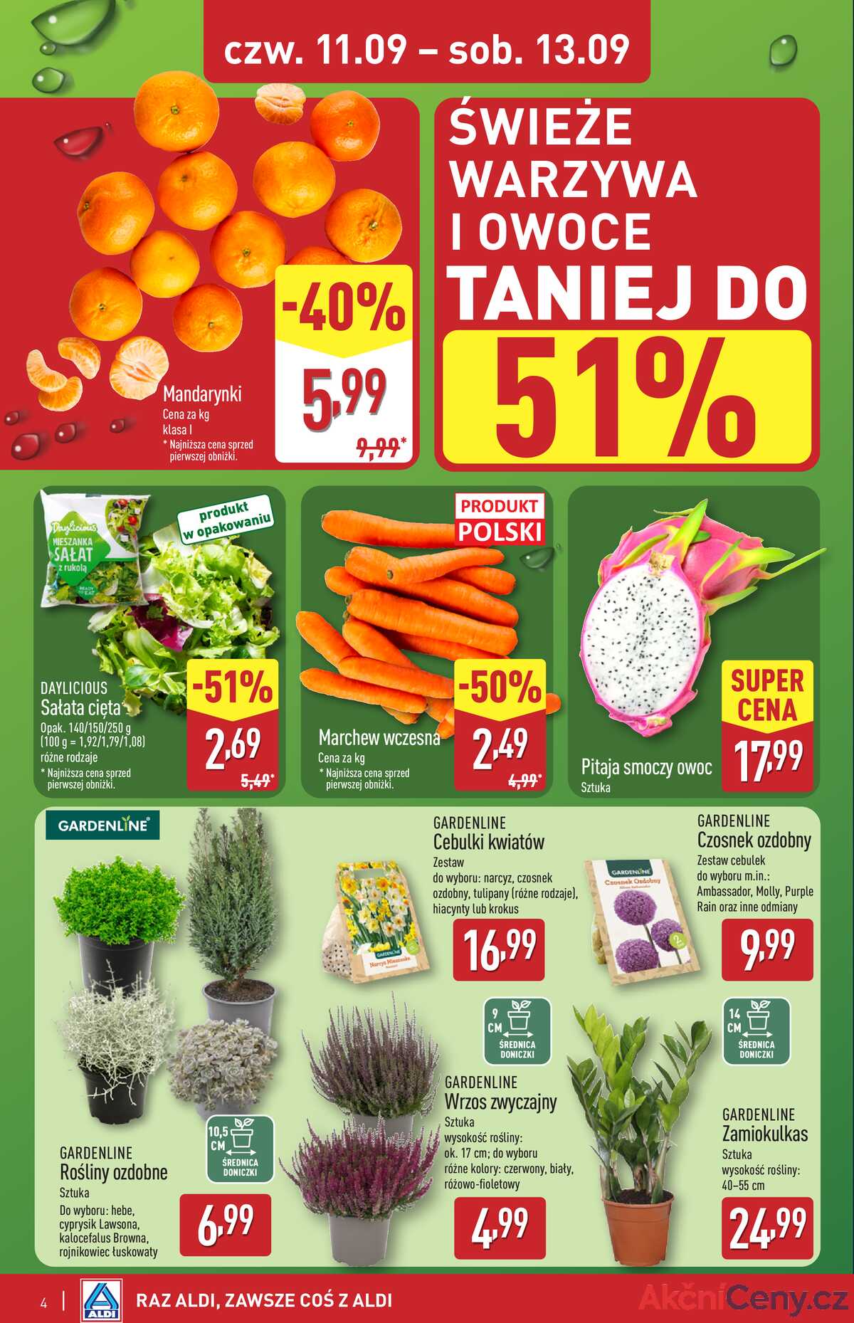 Leták Aldi Polsko 11.9.-17.9.2025 - Víkendová nabídka strana 4