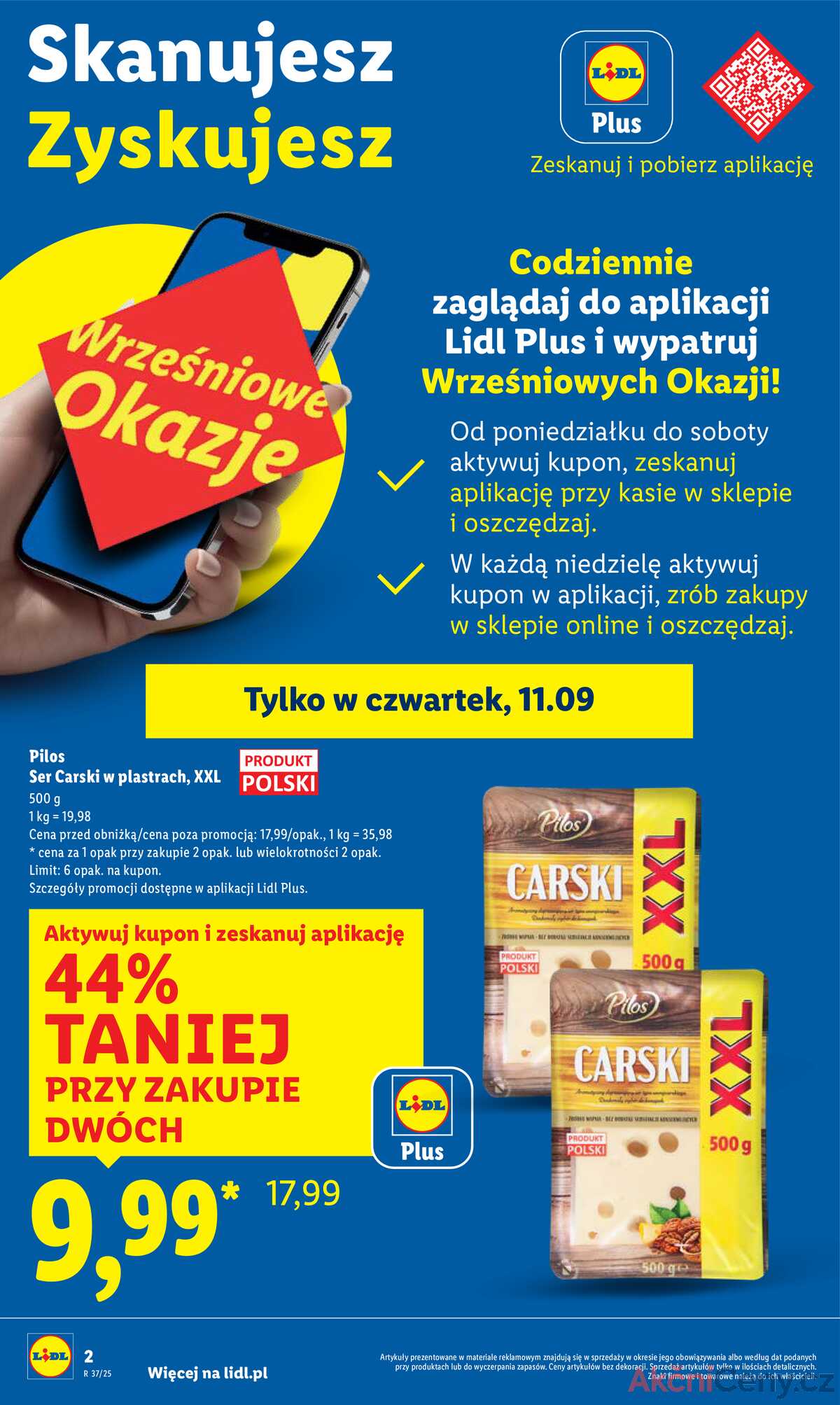 Leták Lidl Polsko 11.9.-13.9.2025 strana 2