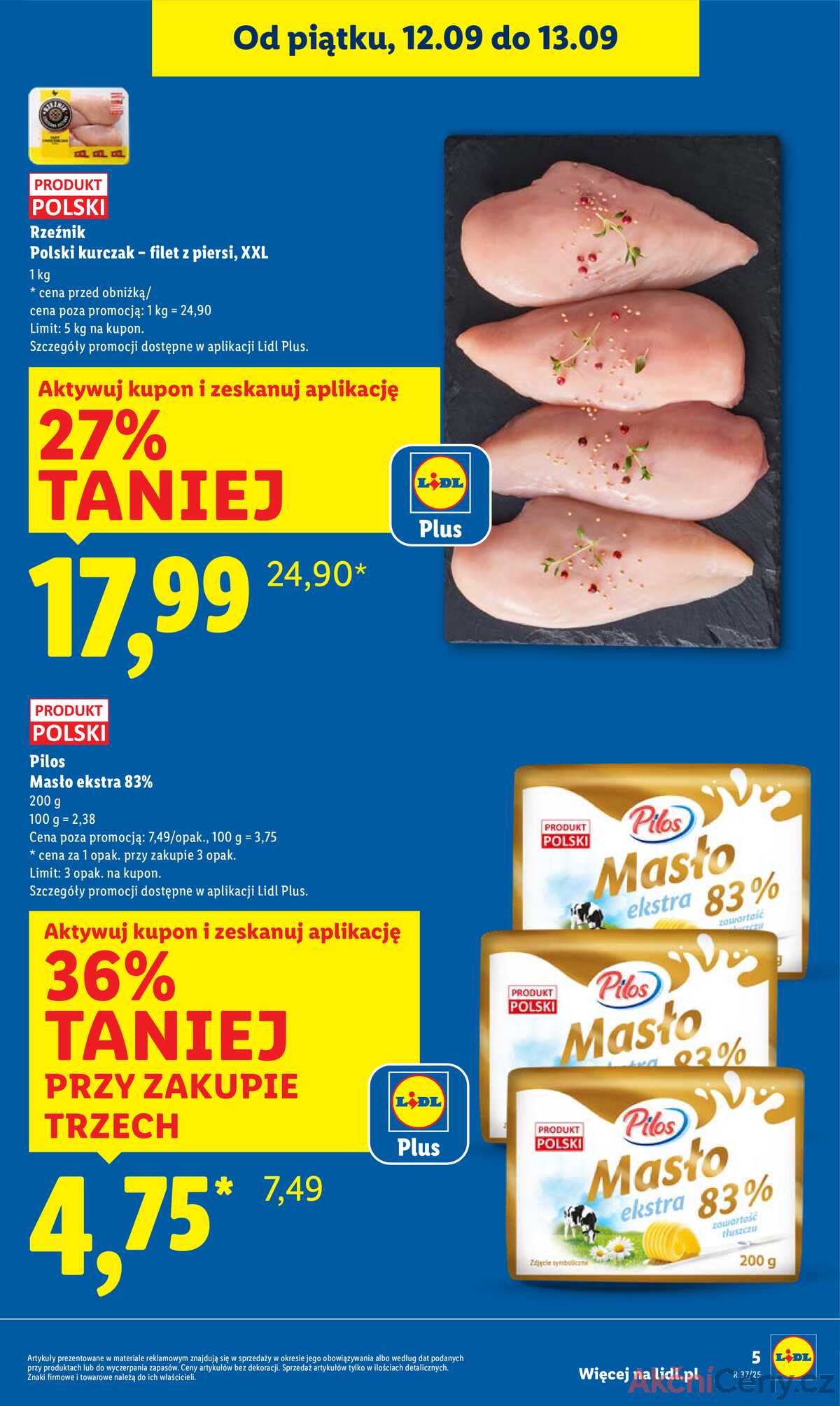 Leták Lidl Polsko 11.9.-13.9.2025 strana 5