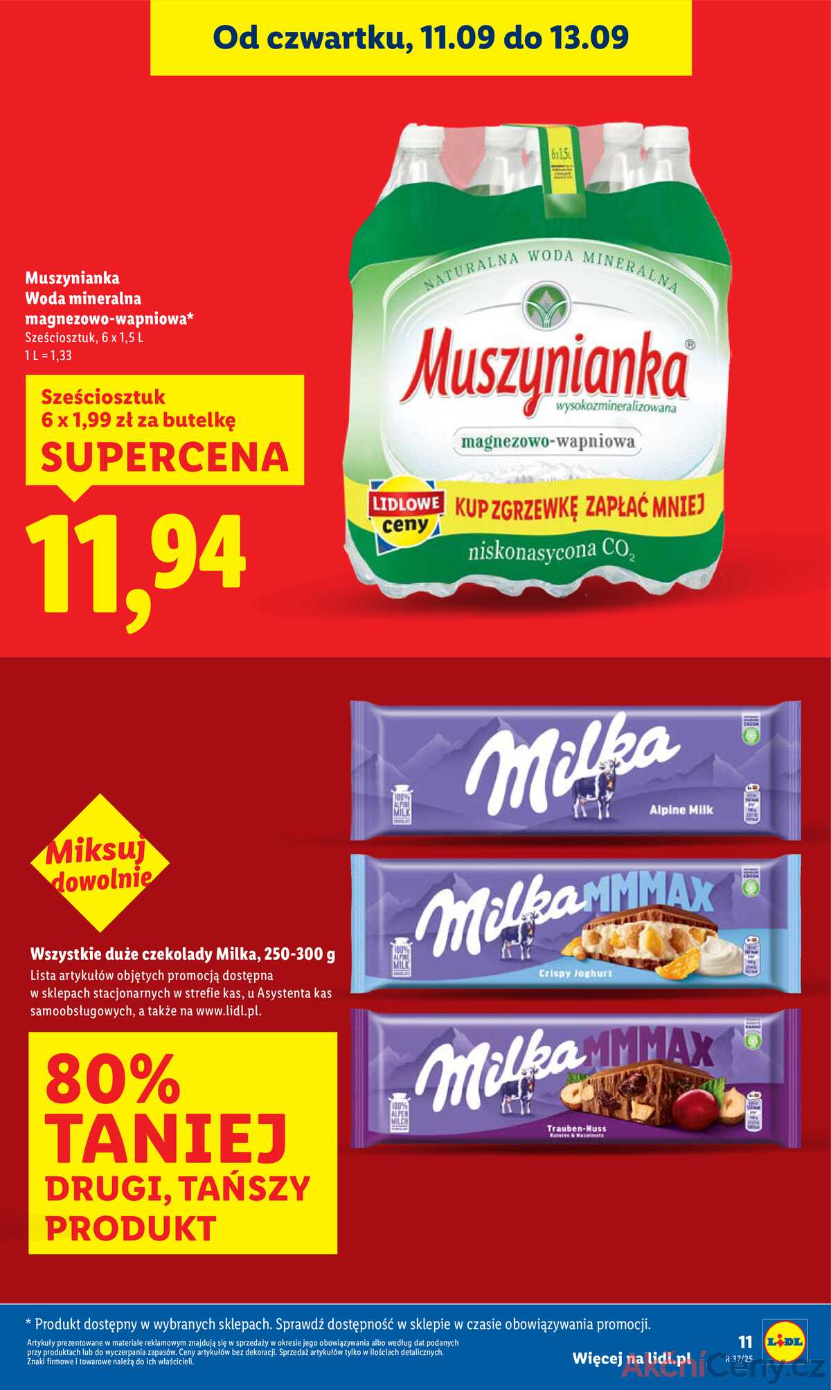 Leták Lidl Polsko 11.9.-13.9.2025 strana 11