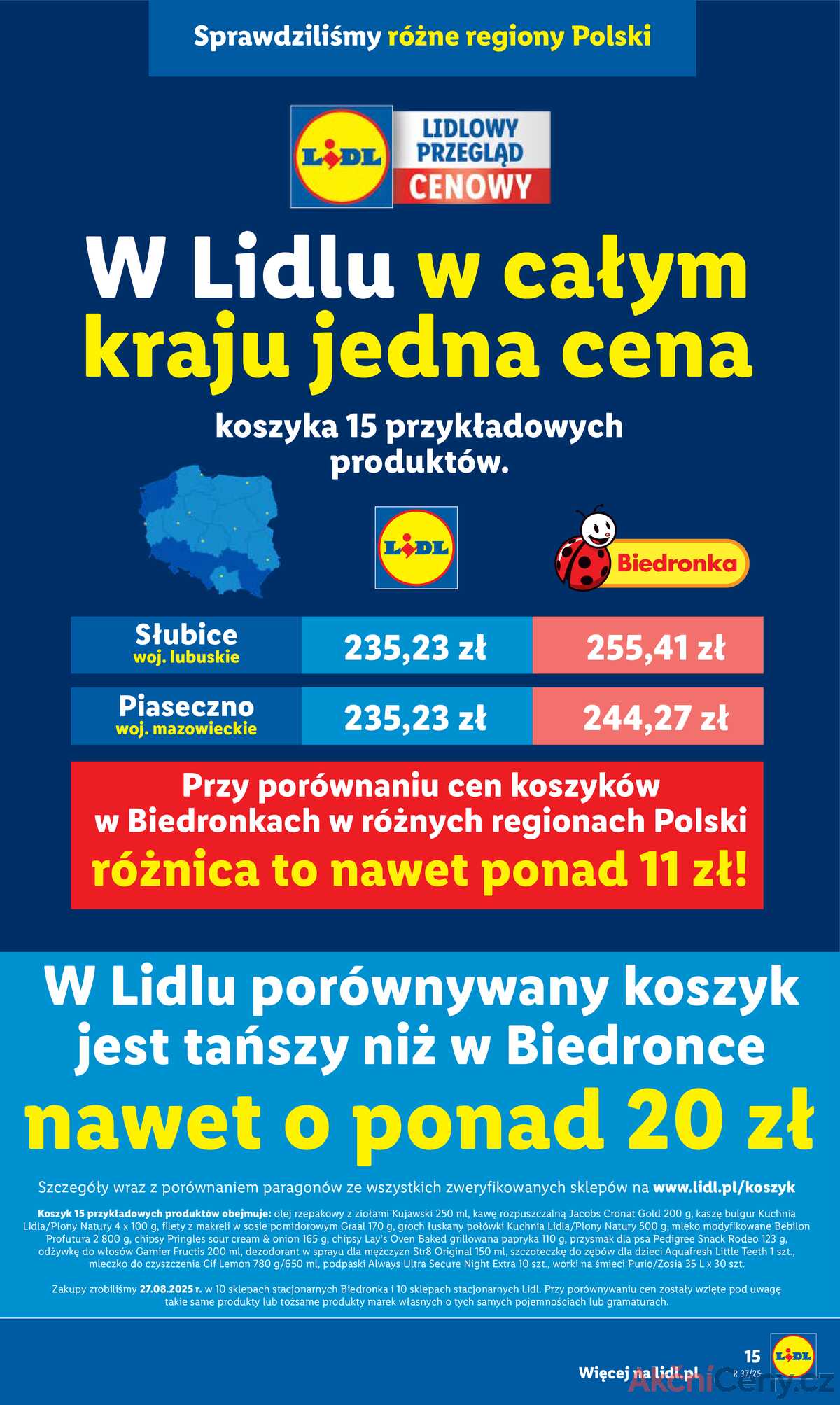 Leták Lidl Polsko 11.9.-13.9.2025 strana 15