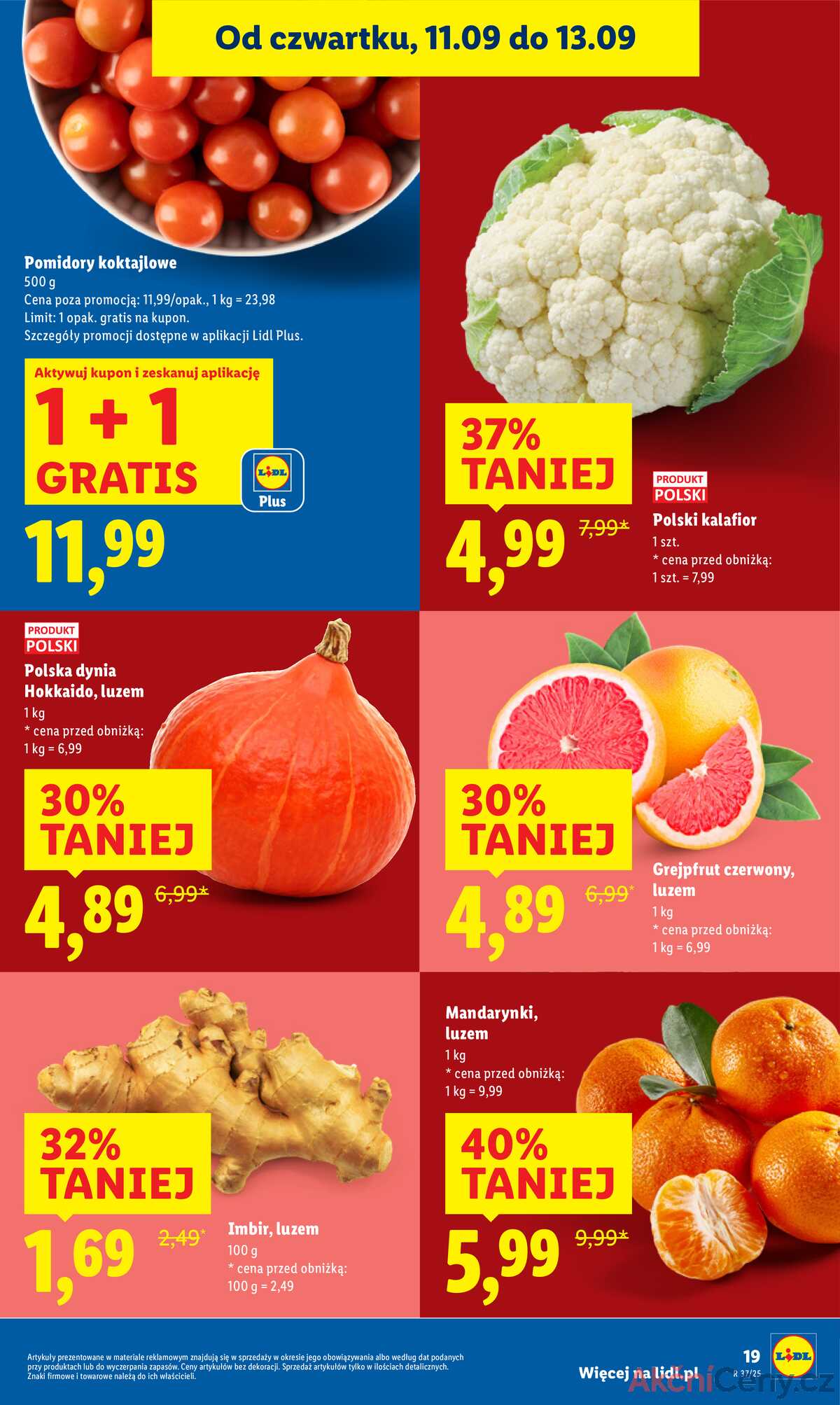 Leták Lidl Polsko 11.9.-13.9.2025 strana 21