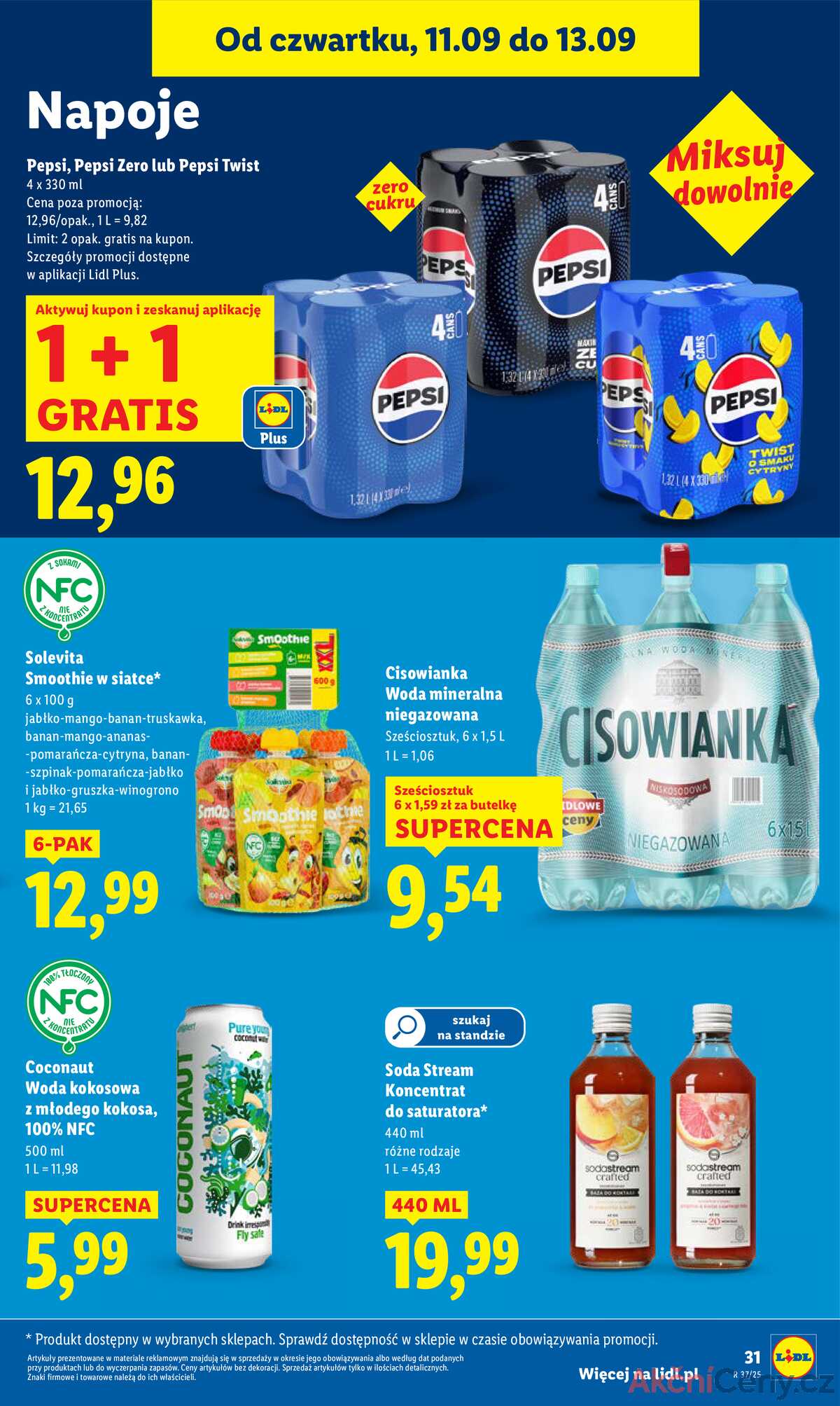 Leták Lidl Polsko 11.9.-13.9.2025 strana 33