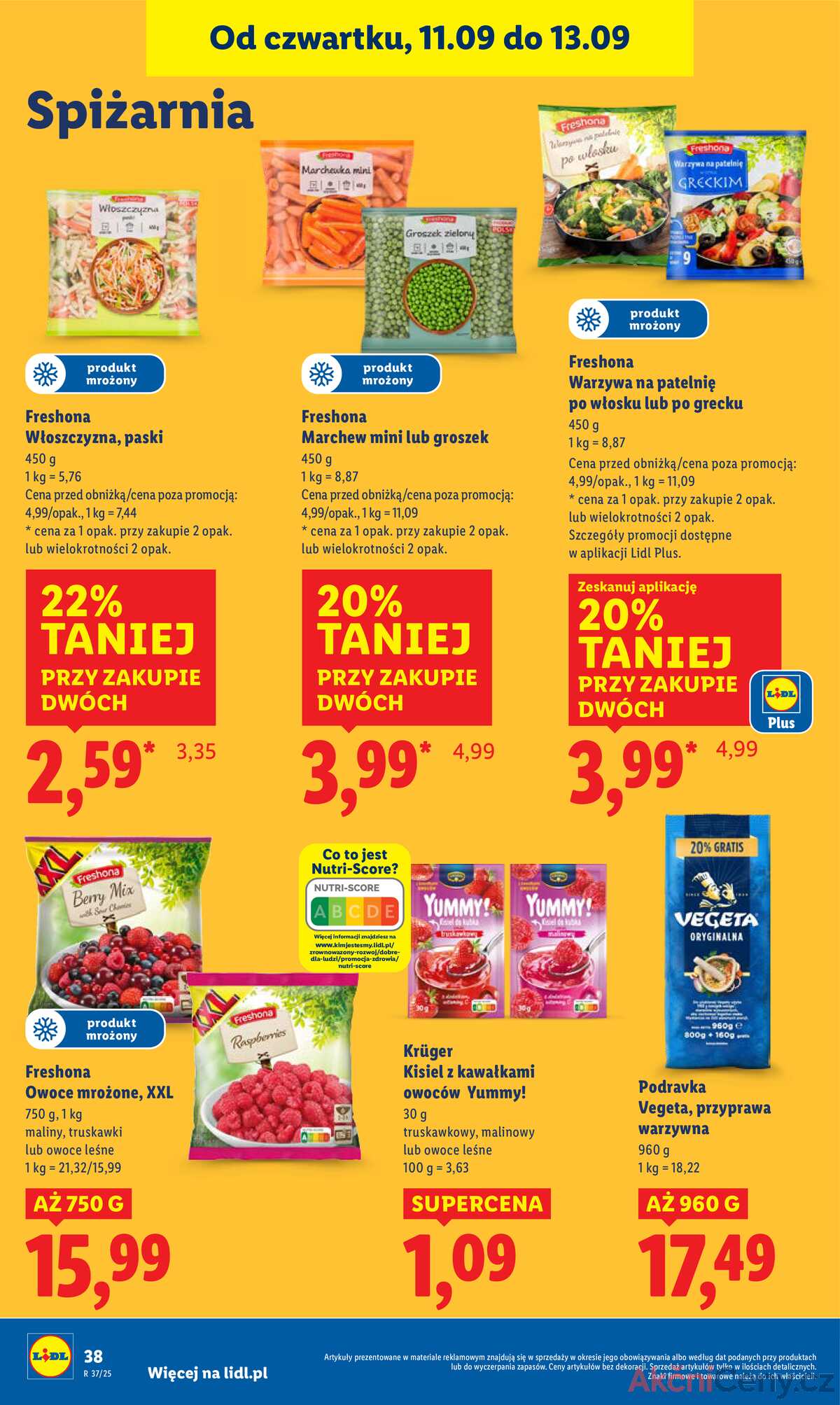 Leták Lidl Polsko 11.9.-13.9.2025 strana 44