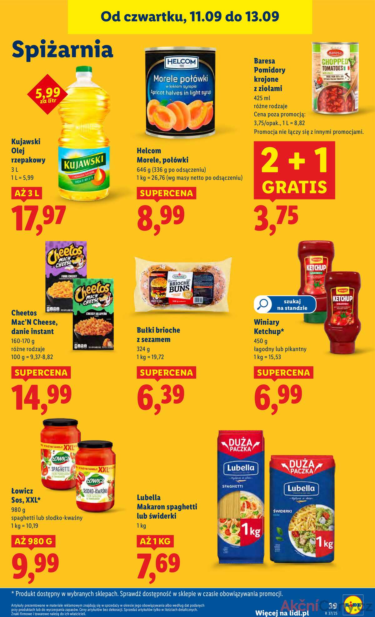 Leták Lidl Polsko 11.9.-13.9.2025 strana 45