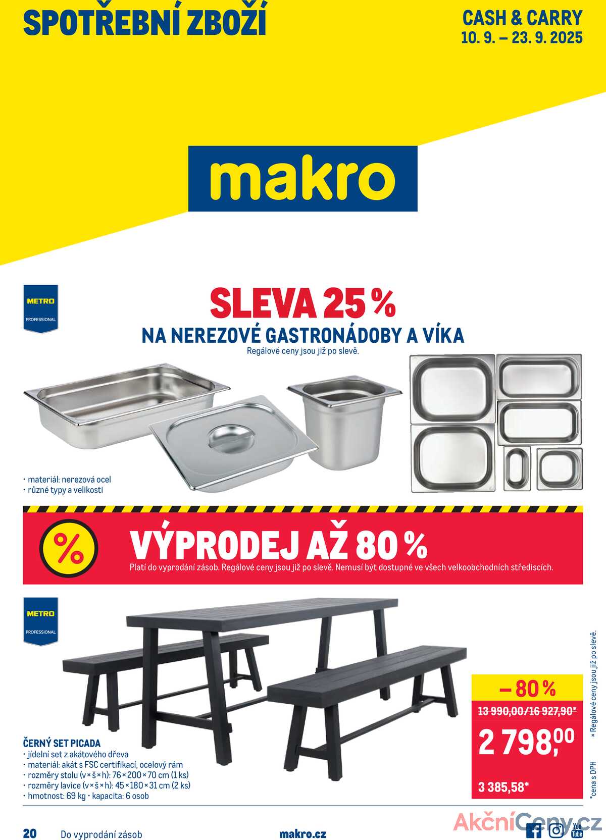 Makro Spotřební zboží do 23.9. strana 1