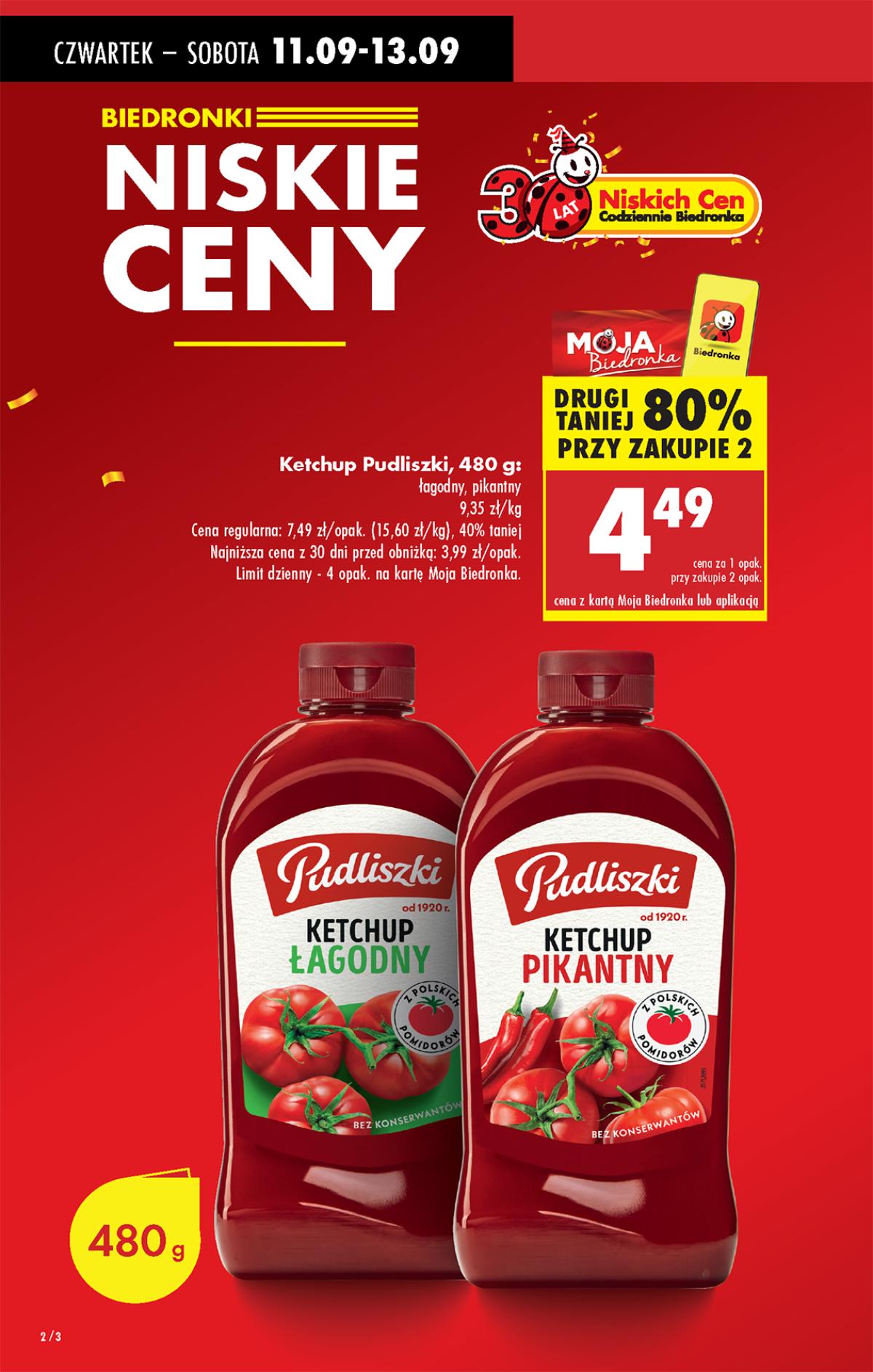 Leták Biedronka Polsko 11.9.-17.9.2025 strana 2