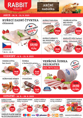 RABBIT řeznictví letáky