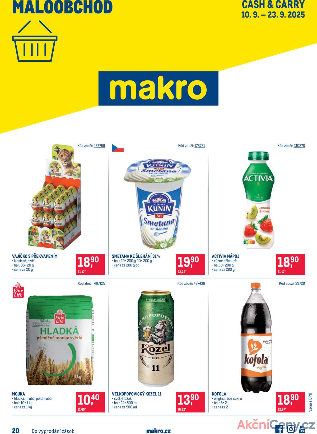 MAKRO Maloobchod od 10.9. do 23.9.2025 strana 1