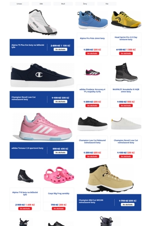 Intersport Boty - 12. 9. 2025