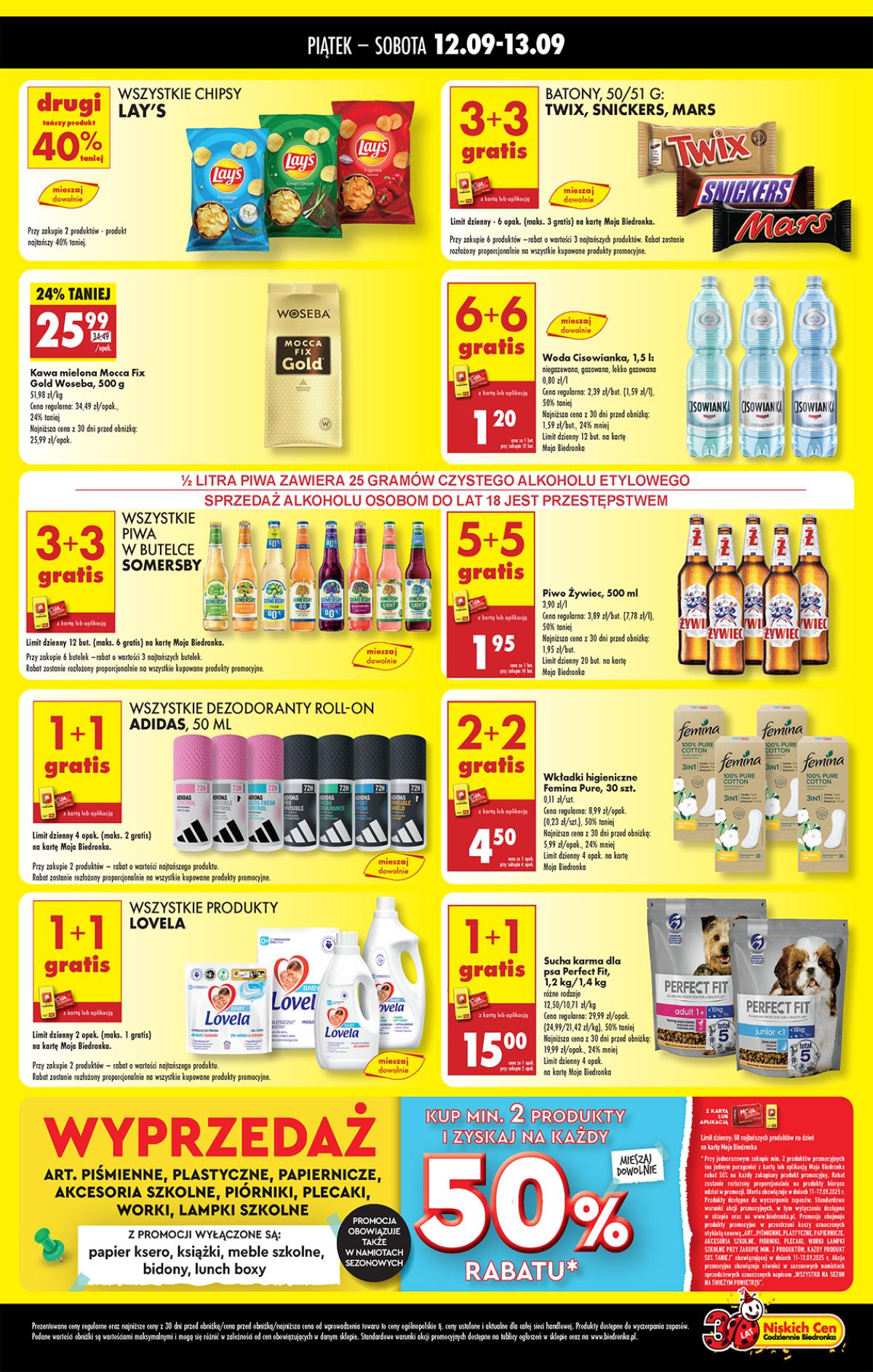 Leták Biedronka Polsko 12.9.-13.9.2025 strana 2