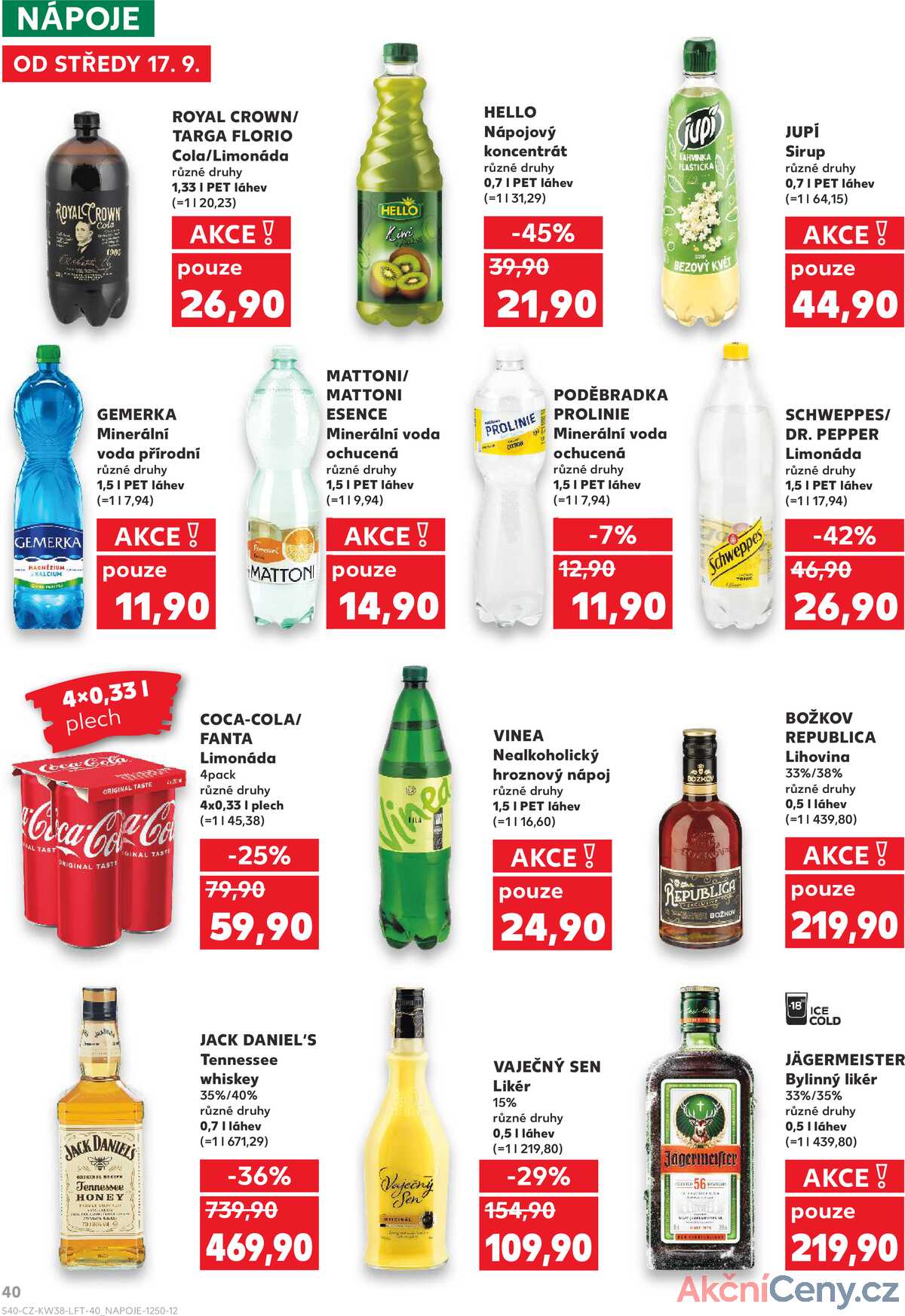 Kaufland 17.9. - 23.9. - Kaufland - Litoměřice strana 40