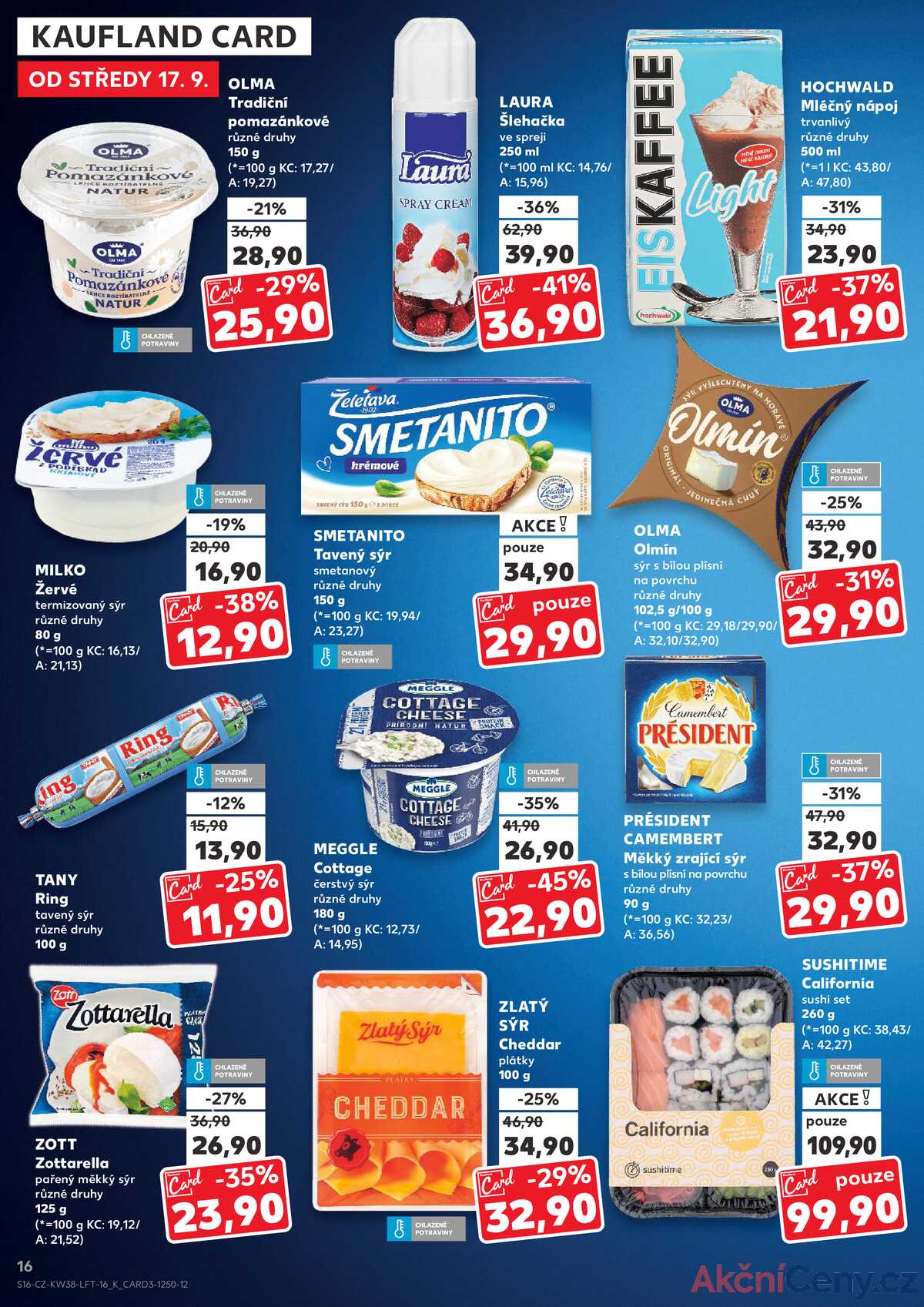 Kaufland 17.9. - 23.9. - Kaufland - Zlín ( OC Čepkov) strana 16