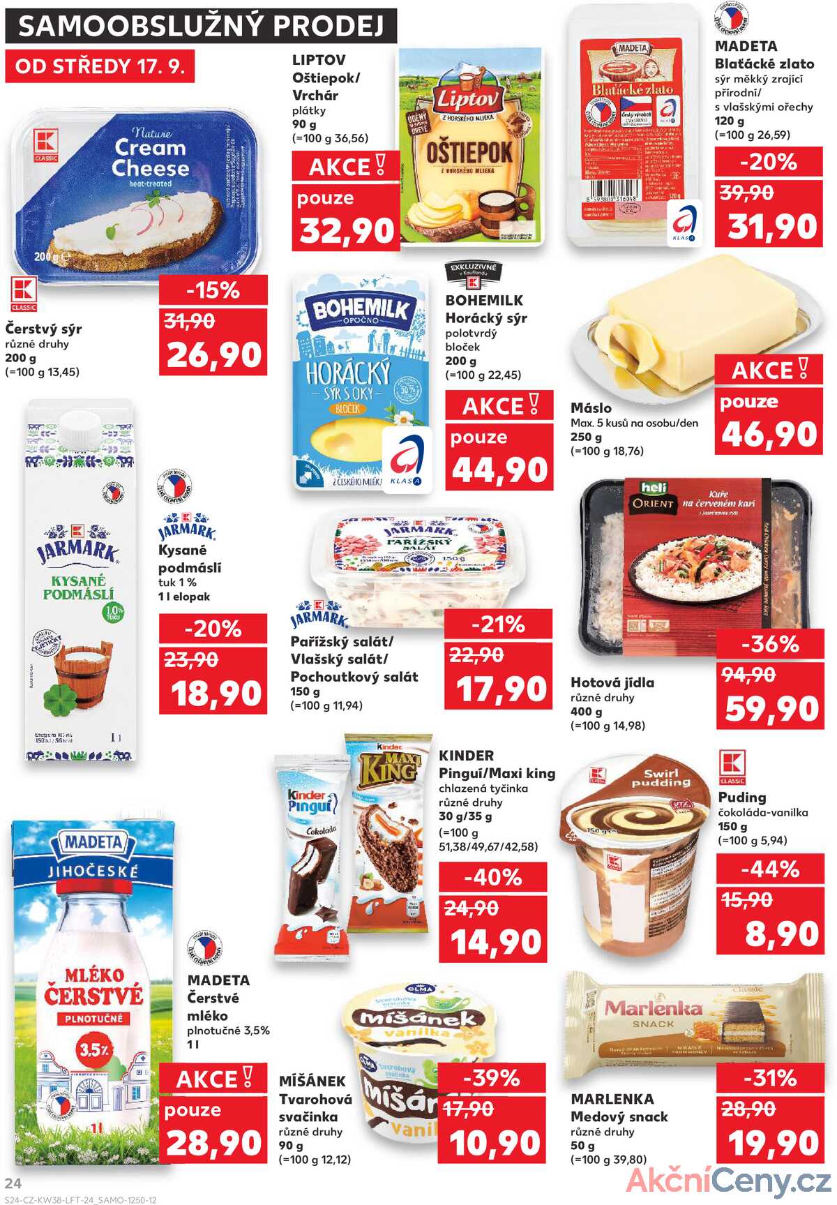 Kaufland 17.9. - 23.9. - Kaufland - Prostějov (Olomoucká) strana 24