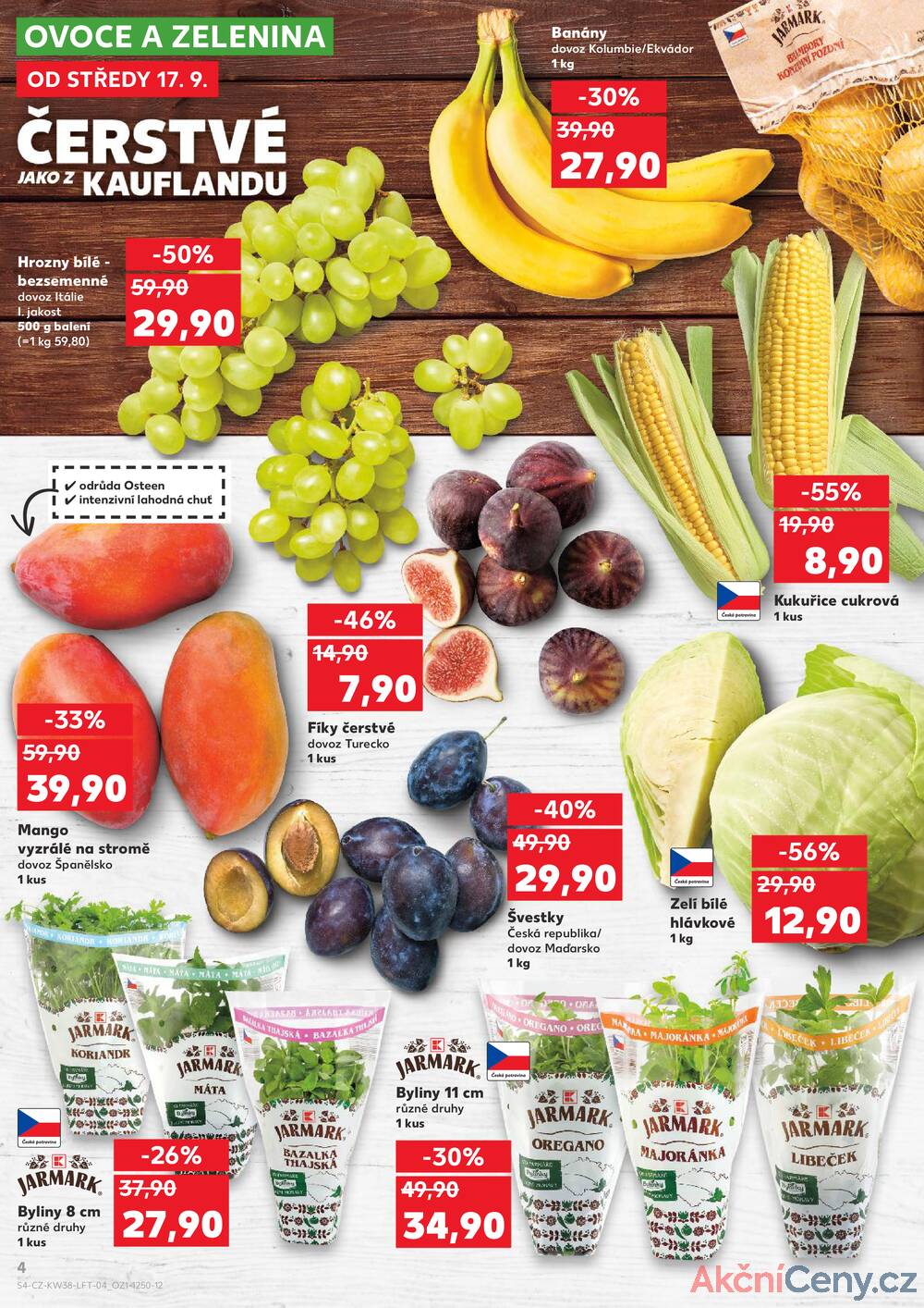 Leták Kaufland - Kaufland 17.9. - 23.9. - Kaufland - Rakovník (ul. Luženská) - strana 4