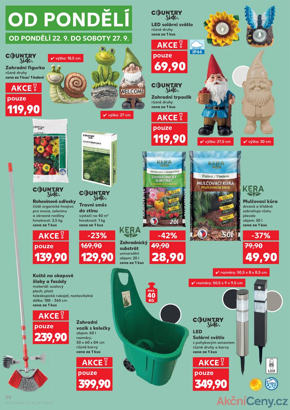 Leták Kaufland - Kaufland 17.9. - 23.9. - Kaufland - Ostrava - Zábřeh - strana 54