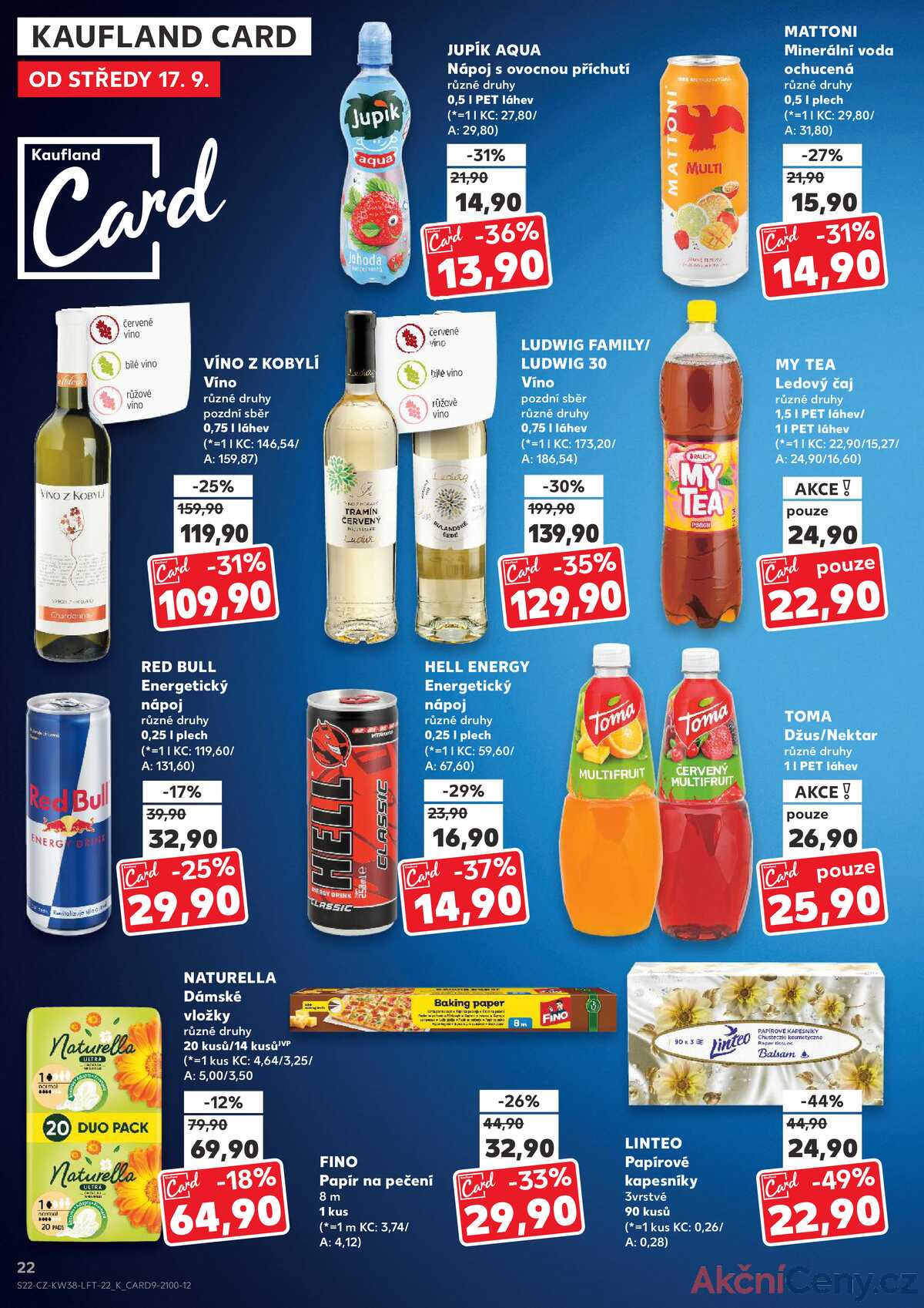 Kaufland 17.9. - 23.9. - Kaufland - České Budějovice strana 22