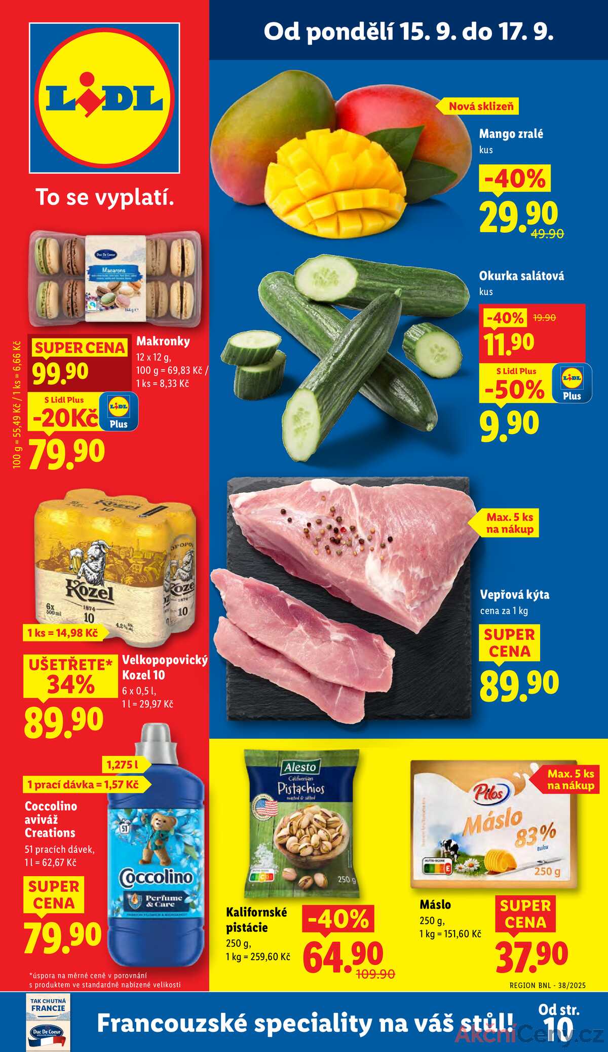 Lidl od 15.9. do 17.9.2025 strana 1