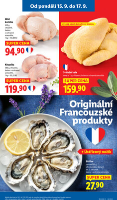 Lidl od 15.9. do 17.9.2025