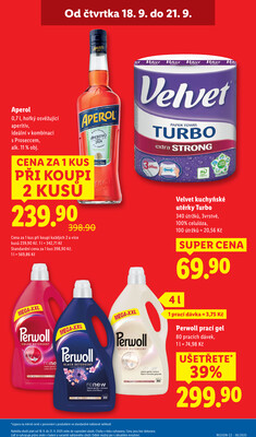 Lidl Čtvrtek od 18.9. do 21.9.2025