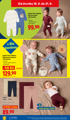 Lidl Čtvrtek od 18.9. do 21.9.2025