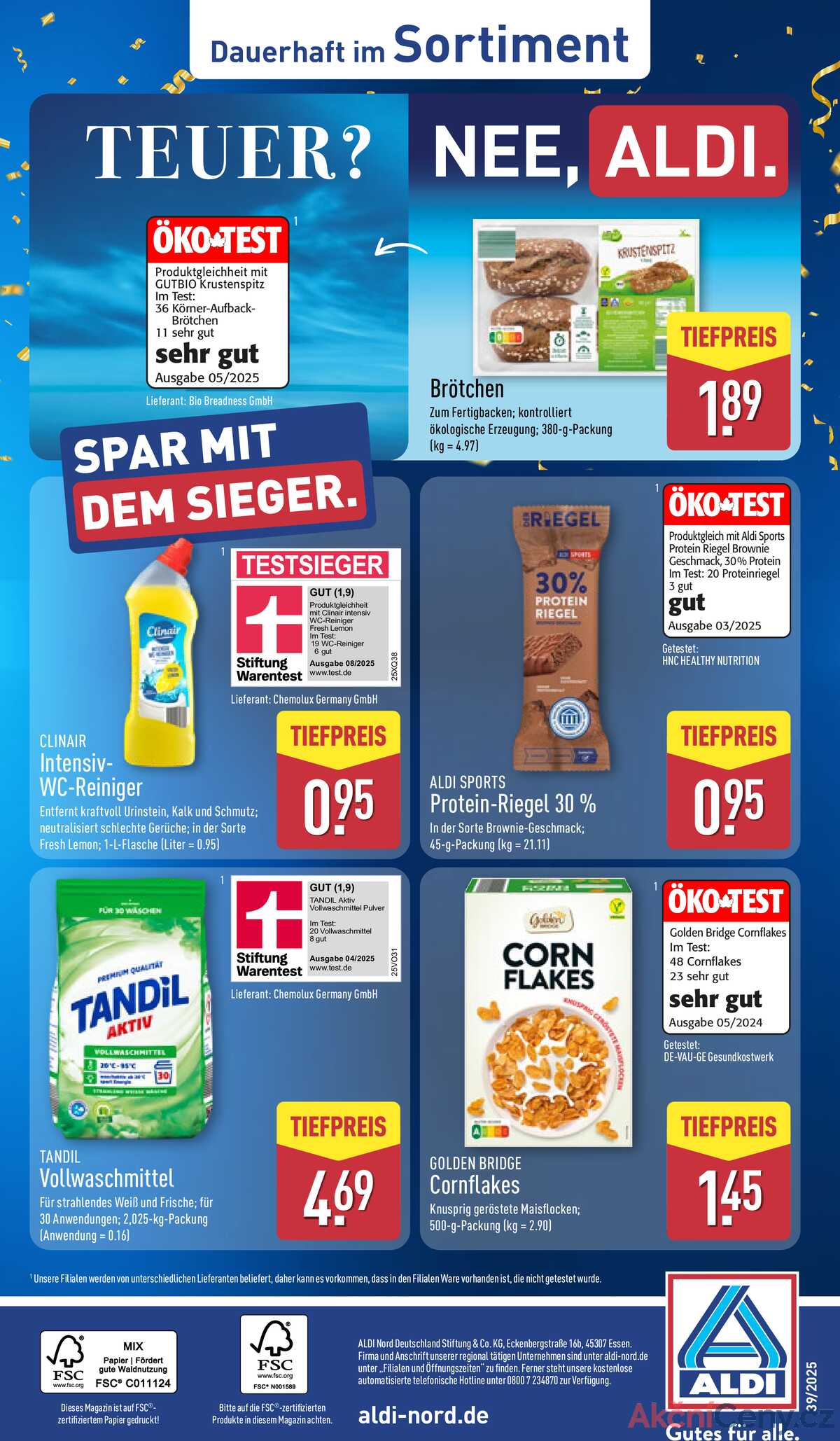 Leták ALDI Německo 22.9.-28.9.2025 strana 4