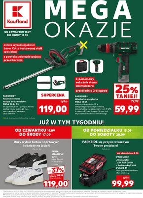 Leták Kaufland Polsko 11.9.-17.9.2025