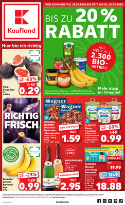 Leták Kaufland Německo 18.9.-24.9.2025