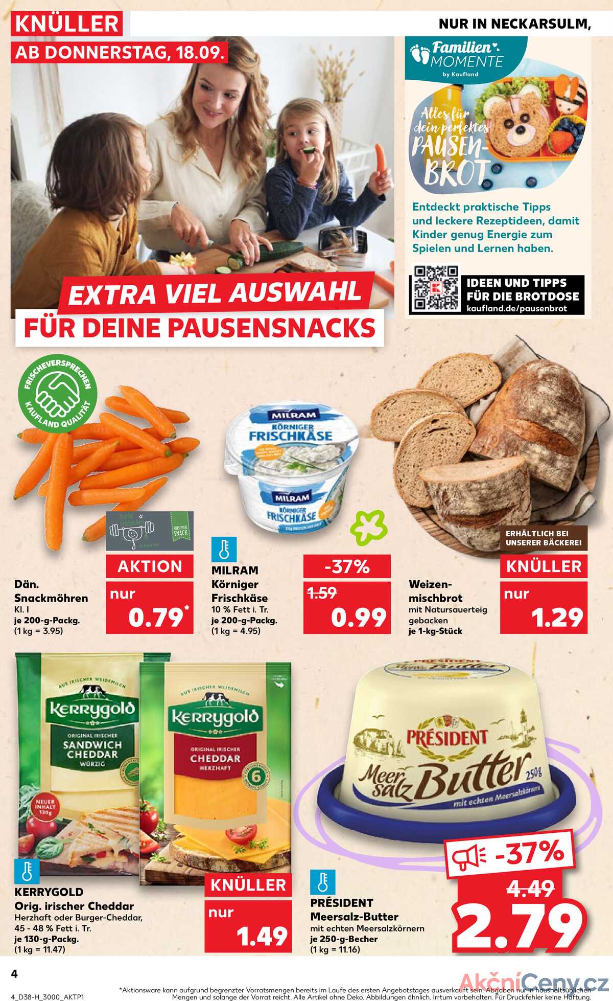 Leták Kaufland Německo 18.9.-24.9.2025 strana 4