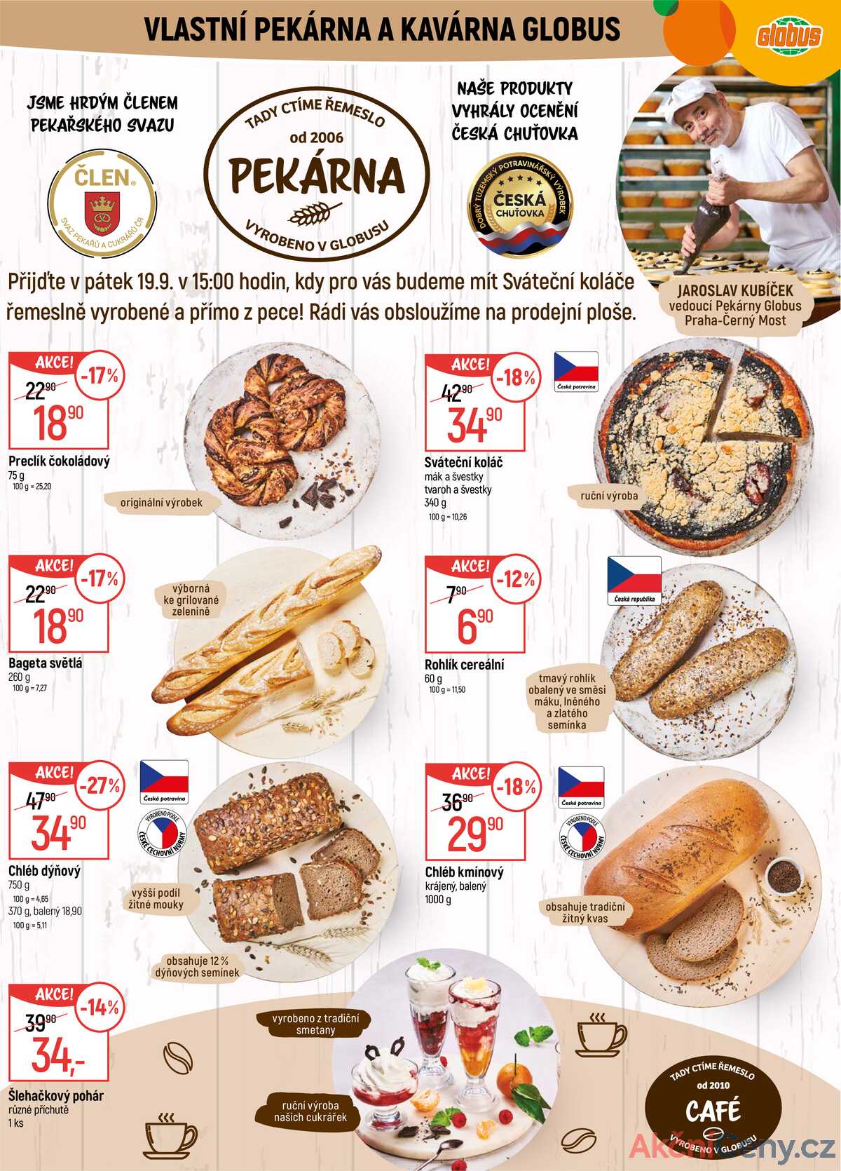 Akční leták Globus 17.9. - 23.9.2025 - Globus Praha - Centrum Černý Most strana 9