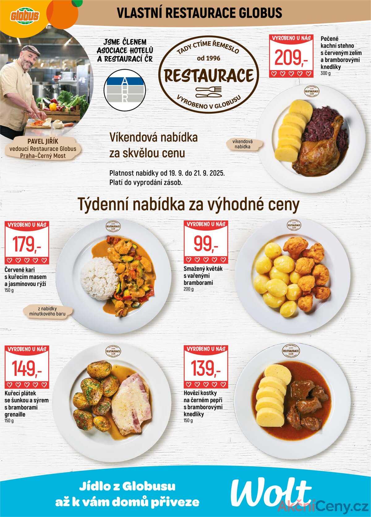 Akční leták Globus 17.9. - 23.9.2025 - Globus Praha - Centrum Černý Most strana 10