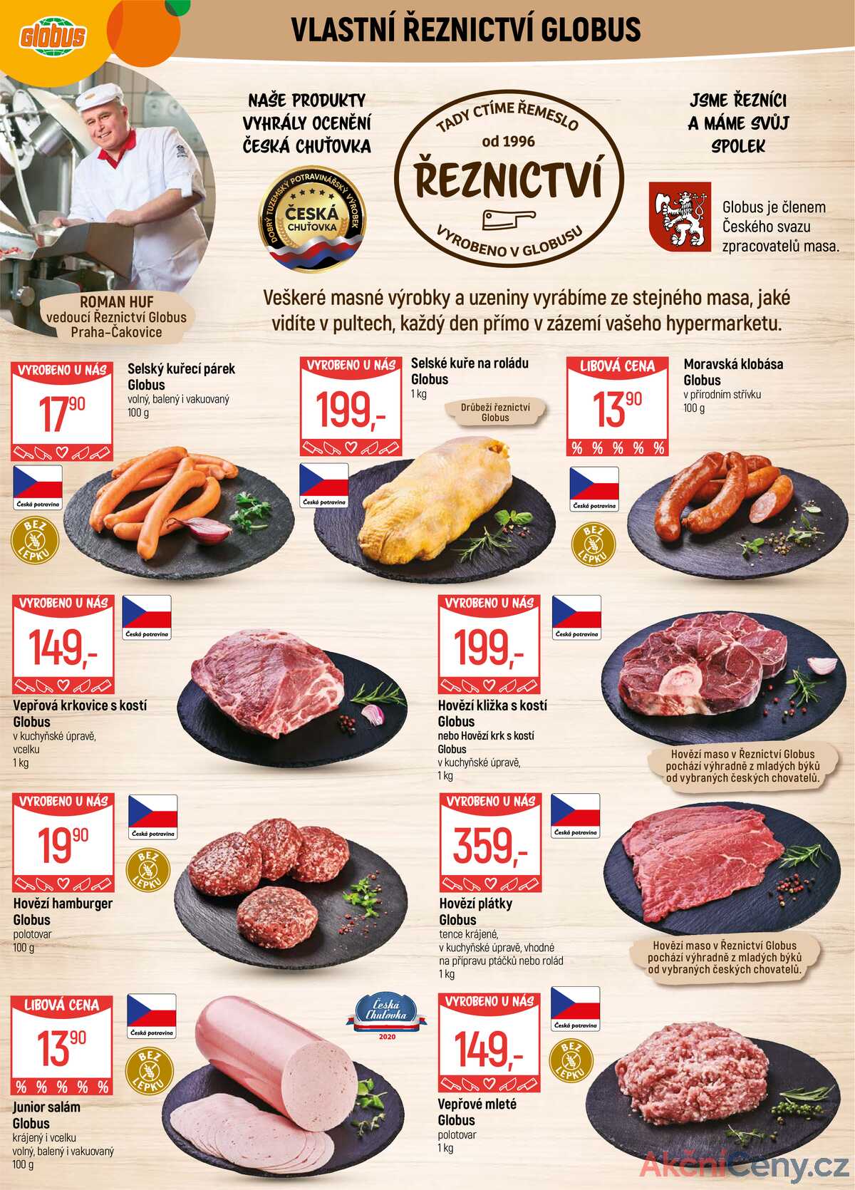 Akční leták Globus 17.9. - 23.9.2025 - Globus Praha - Čakovice strana 8