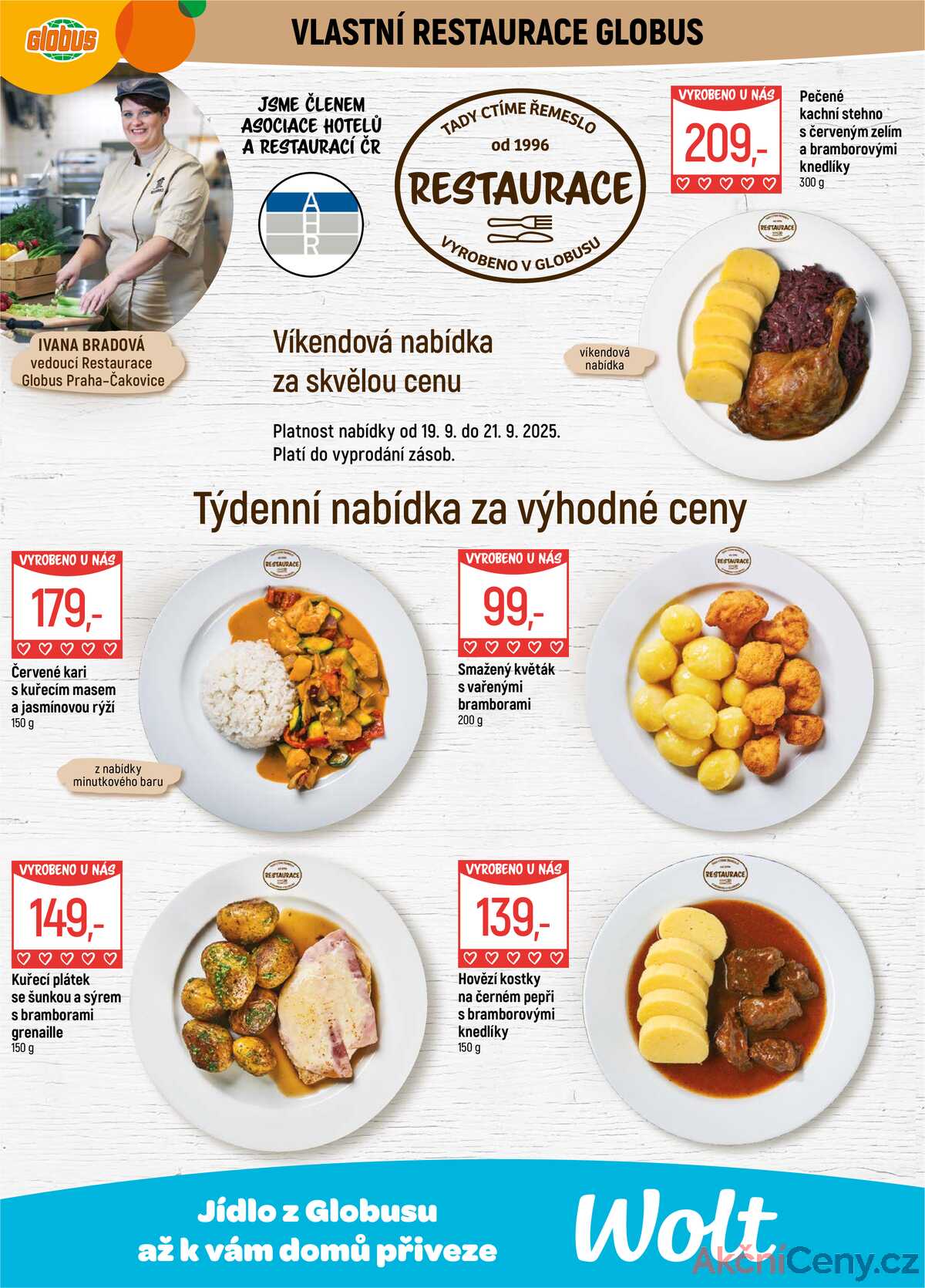 Akční leták Globus 17.9. - 23.9.2025 - Globus Praha - Čakovice strana 10