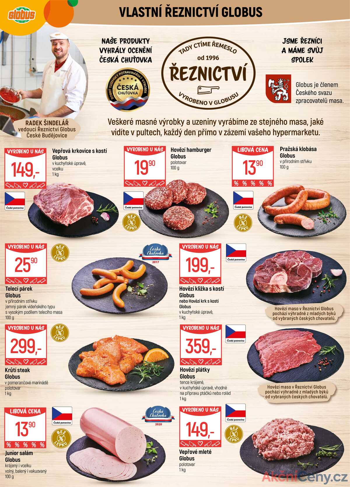 Akční leták Globus 17.9. - 23.9.2025 - Globus České Budějovice strana 8