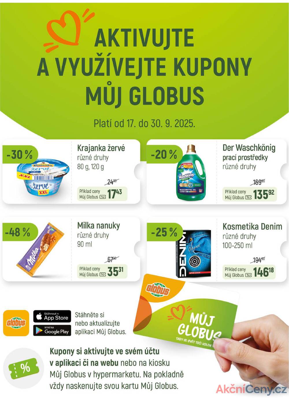 Leták Globus - Akční leták Globus 17.9. - 23.9.2025 - Globus Chomutov - strana 1